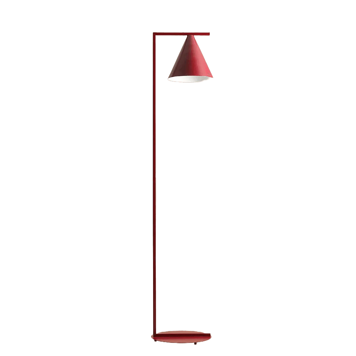 Lampa podłogowa FORM czerwony