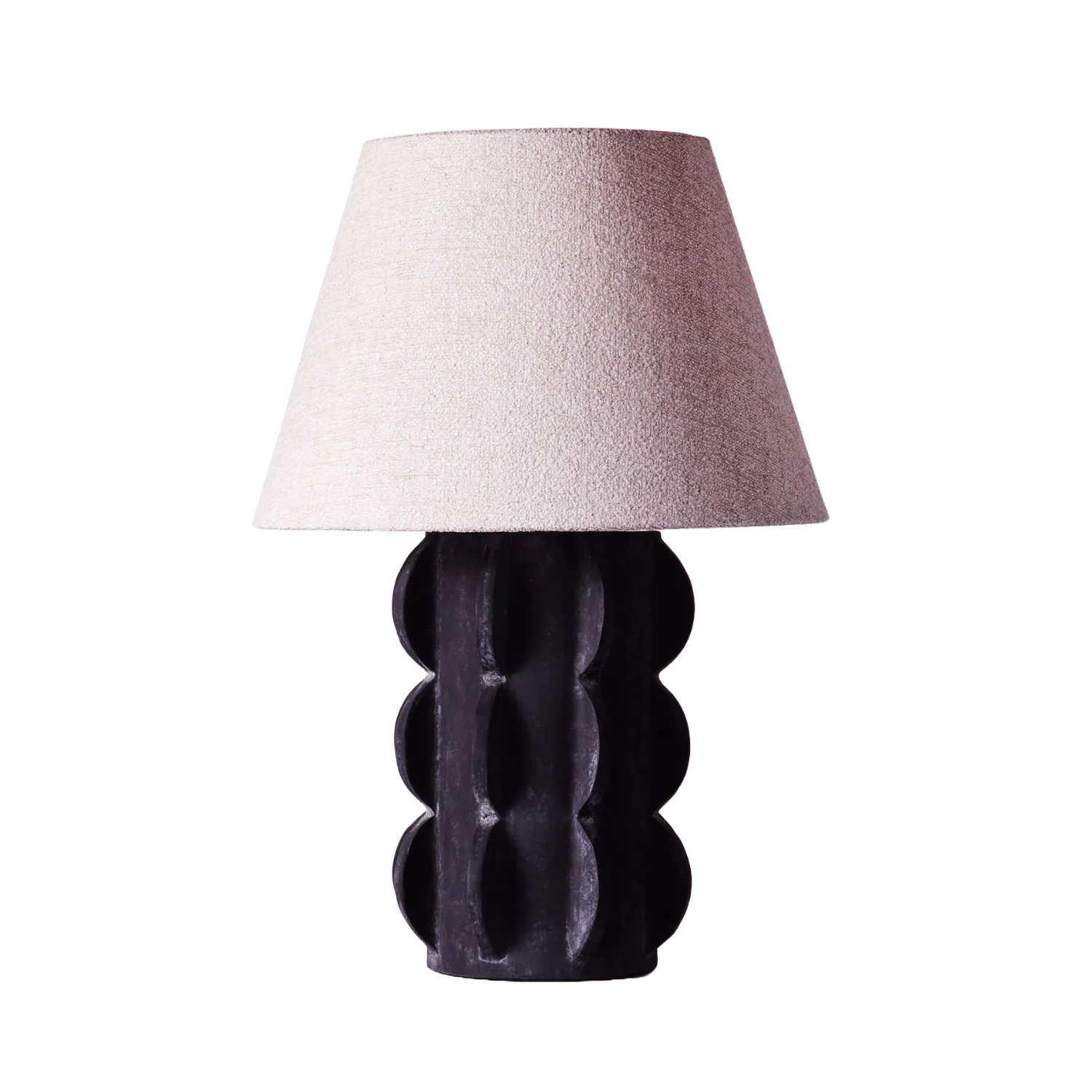 Lampa stołowa ACISSIMO czarna ceramika