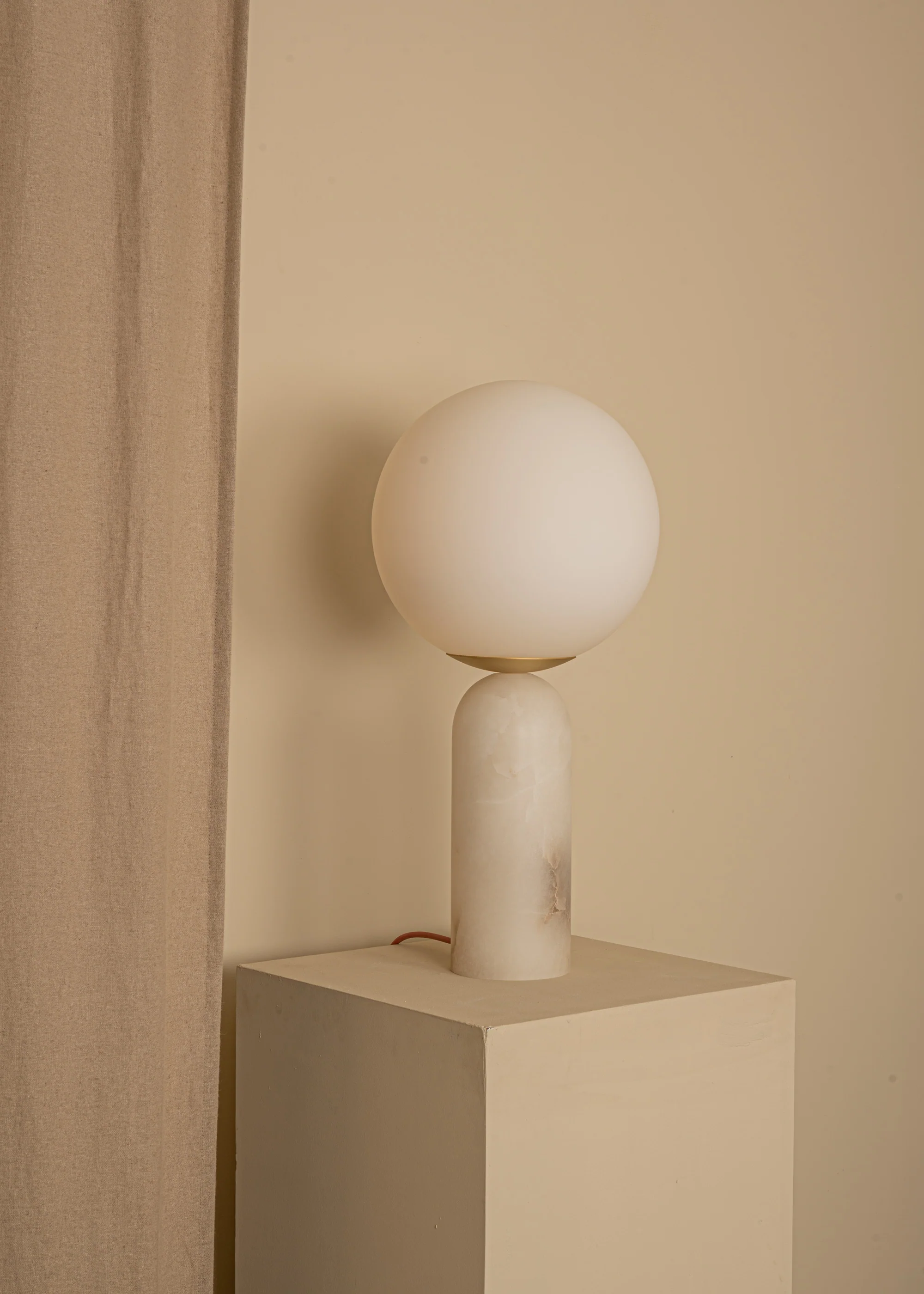 Lampa stołowa ATLAS biały alabaster - Image 6