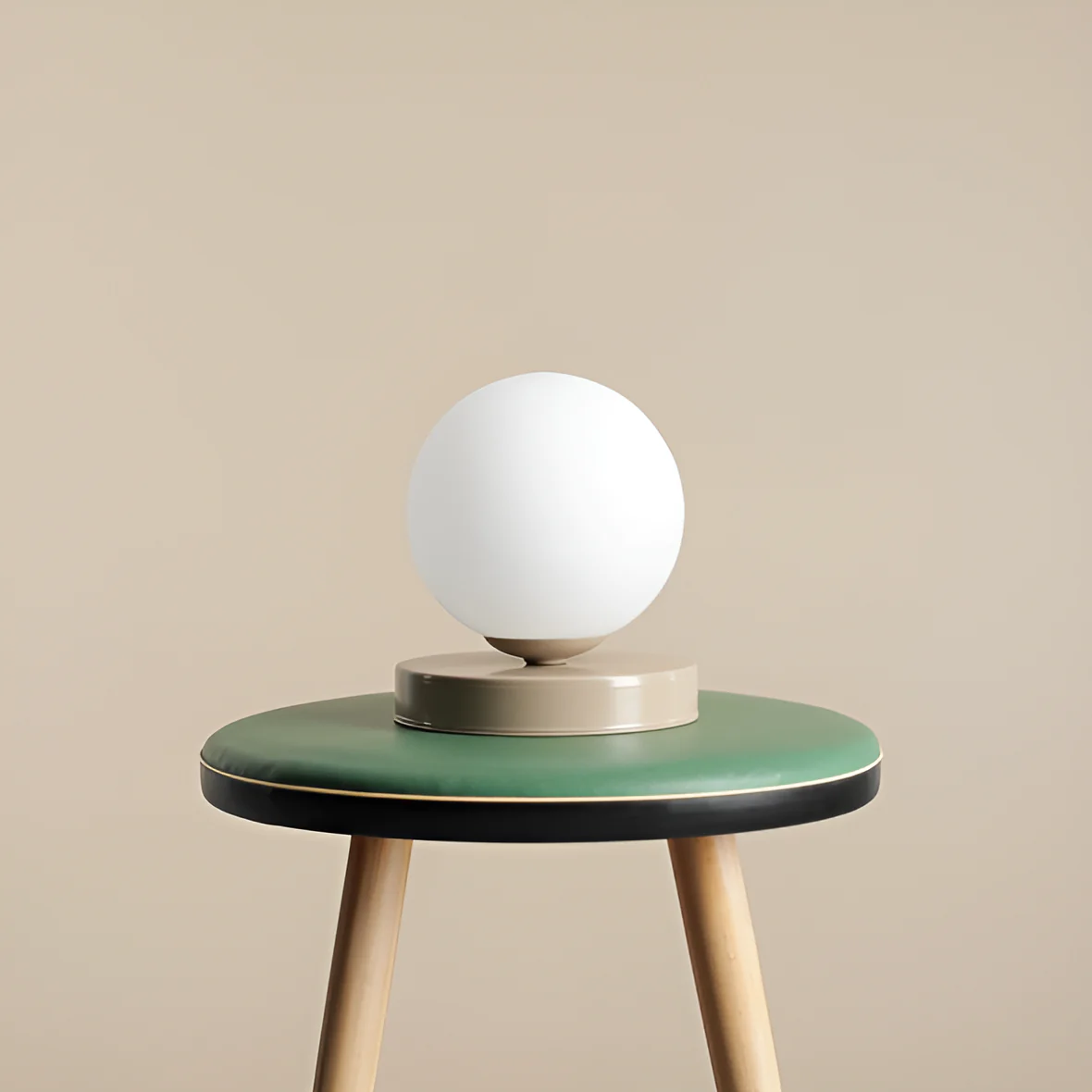 Lampa stołowa BALL beżowy - Image 3