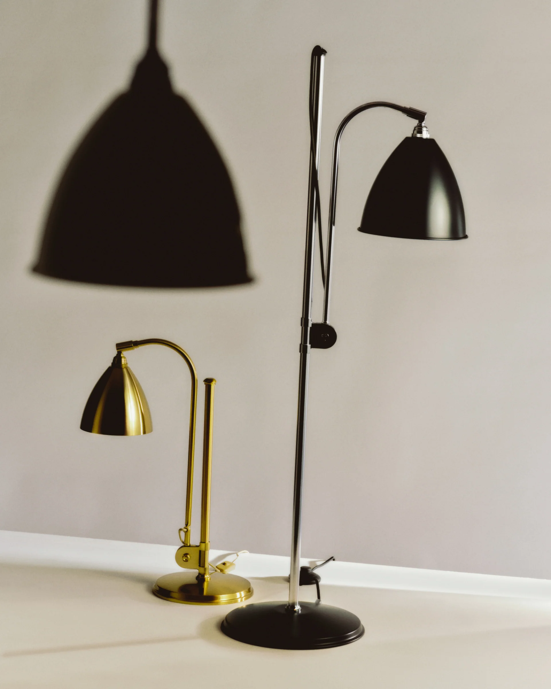 Lampa stołowa BESTLITE BL1 czarny z szarym kloszem - Image 5