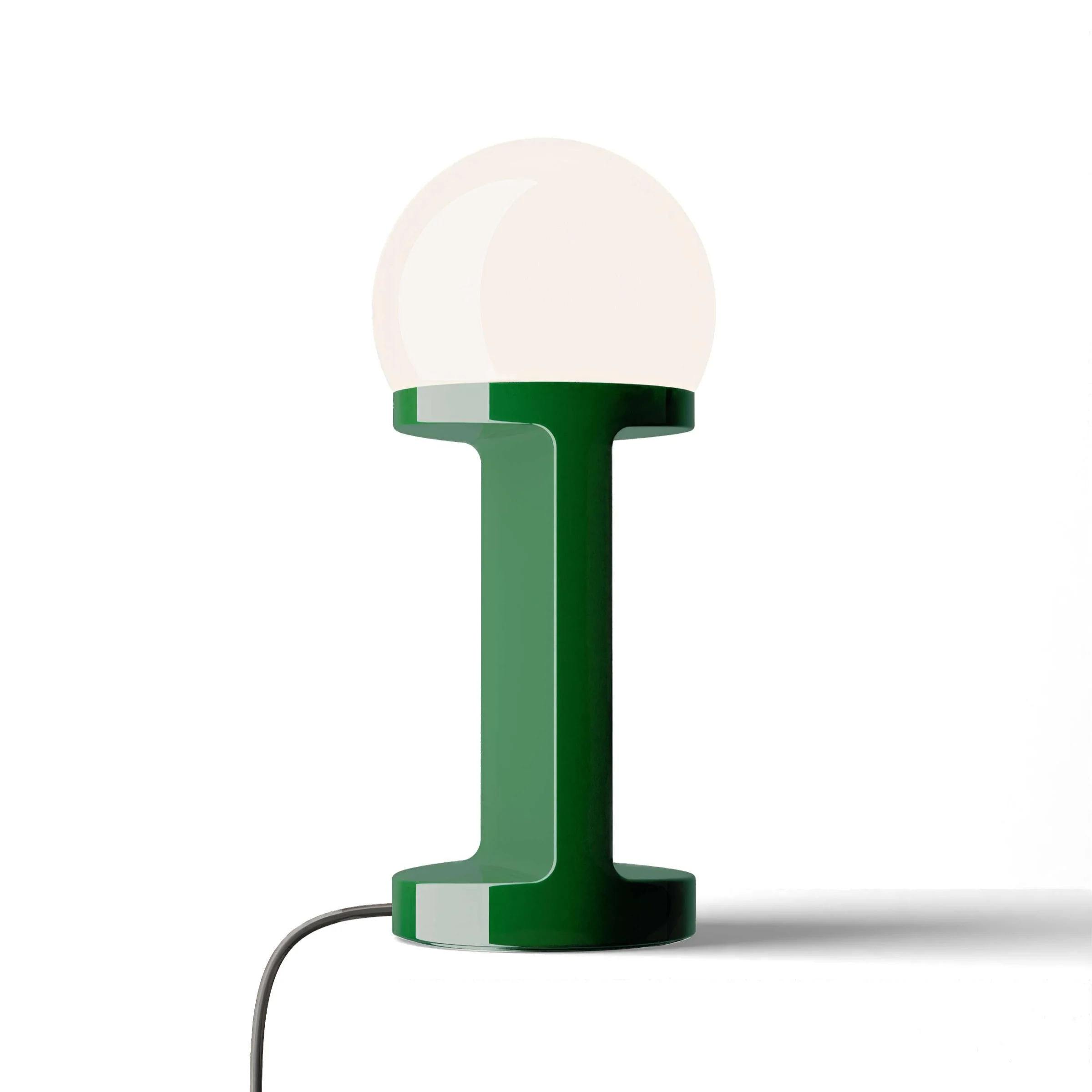 Lampa stołowa ceramiczna HABEA szałwiowy zielony