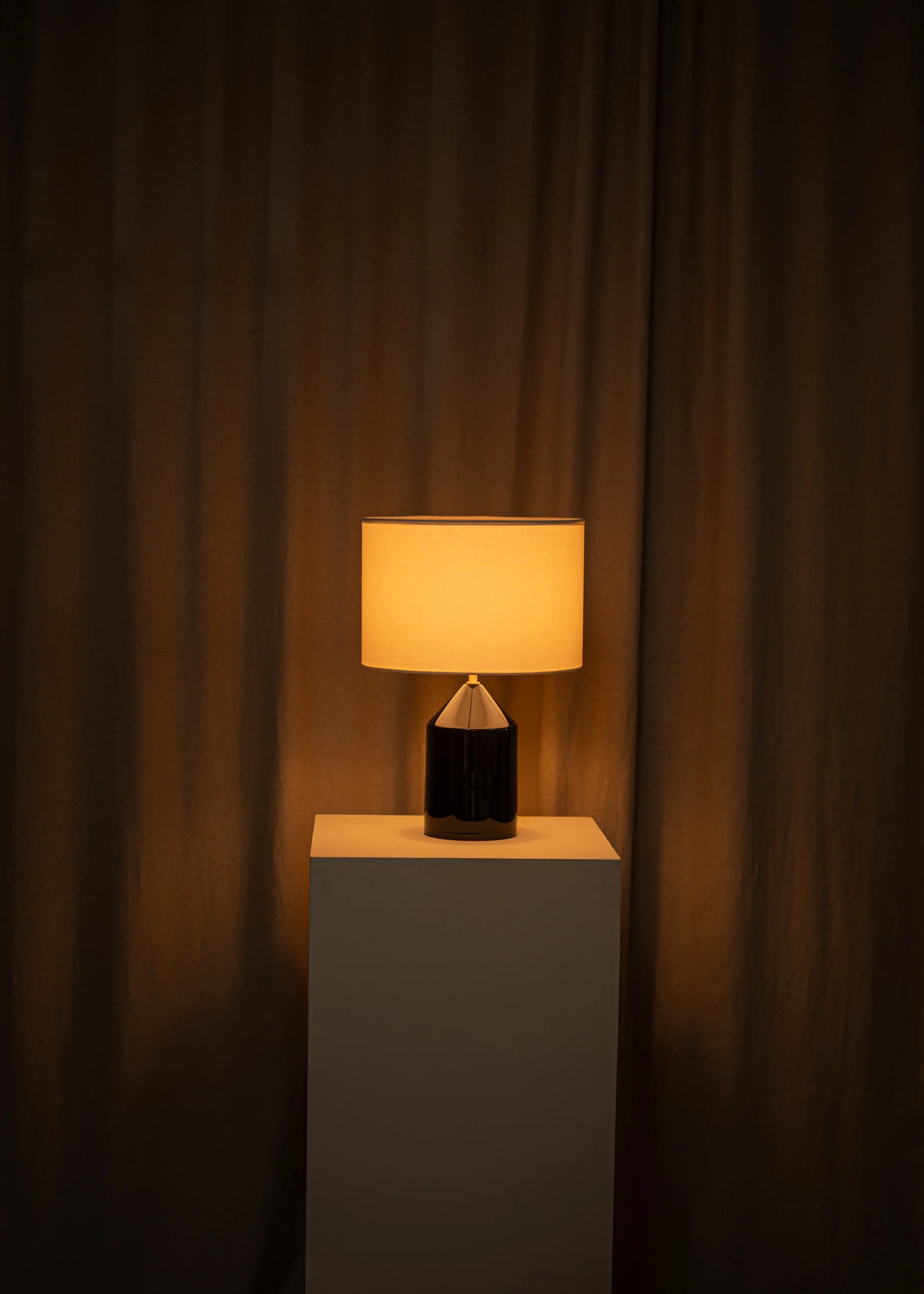 Lampa stołowa ceramiczna JOSEF czarny - Image 2
