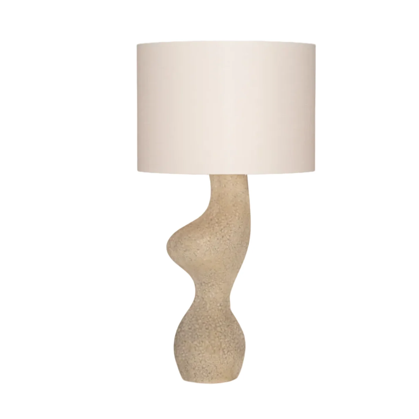 Lampa stołowa ceramiczna VENUSO beżowy