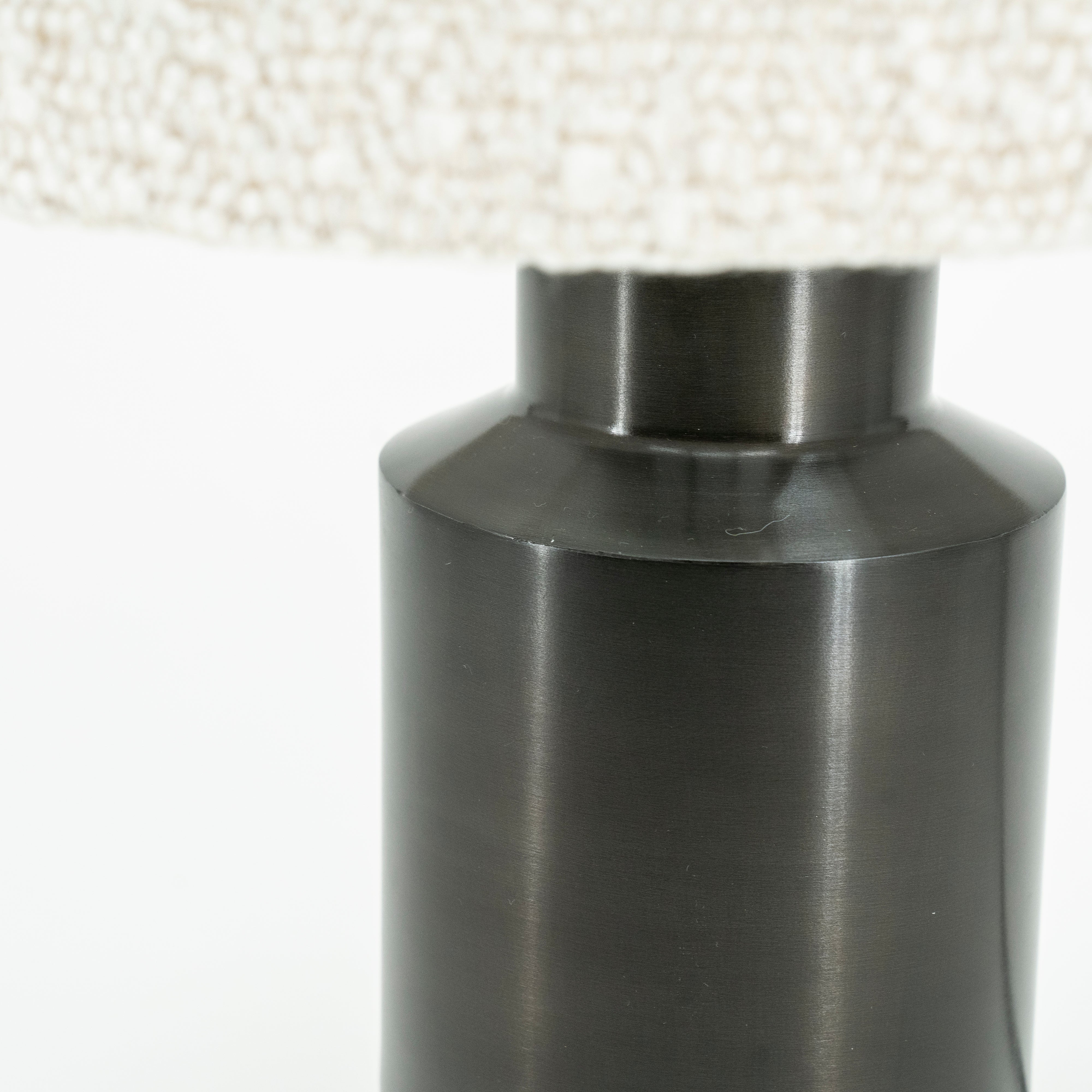 Lampa stołowa DUST jasnobeżowy z czarną podstawą - Image 3