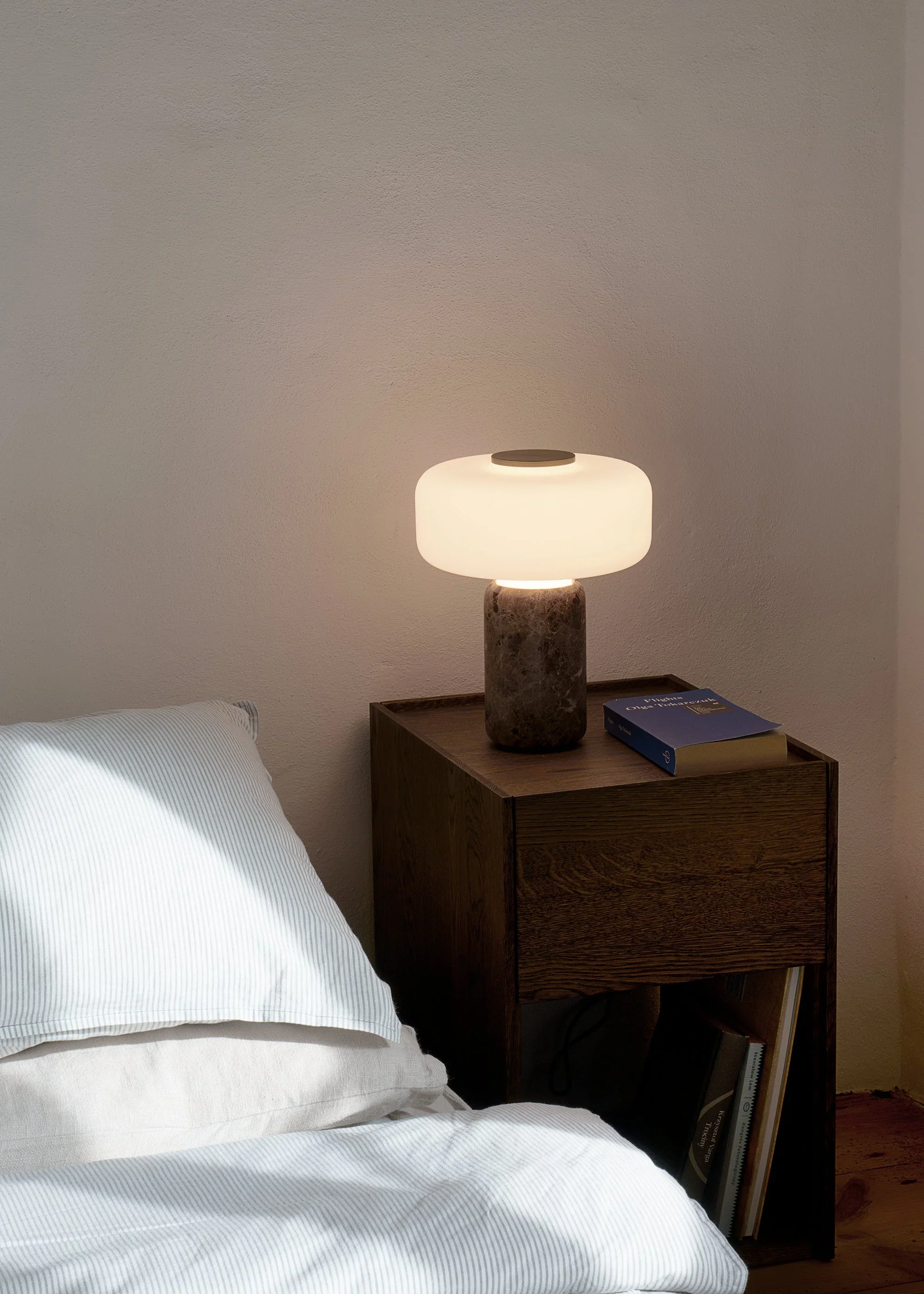 Lampa stołowa FONTE brązowy marmur - Image 6