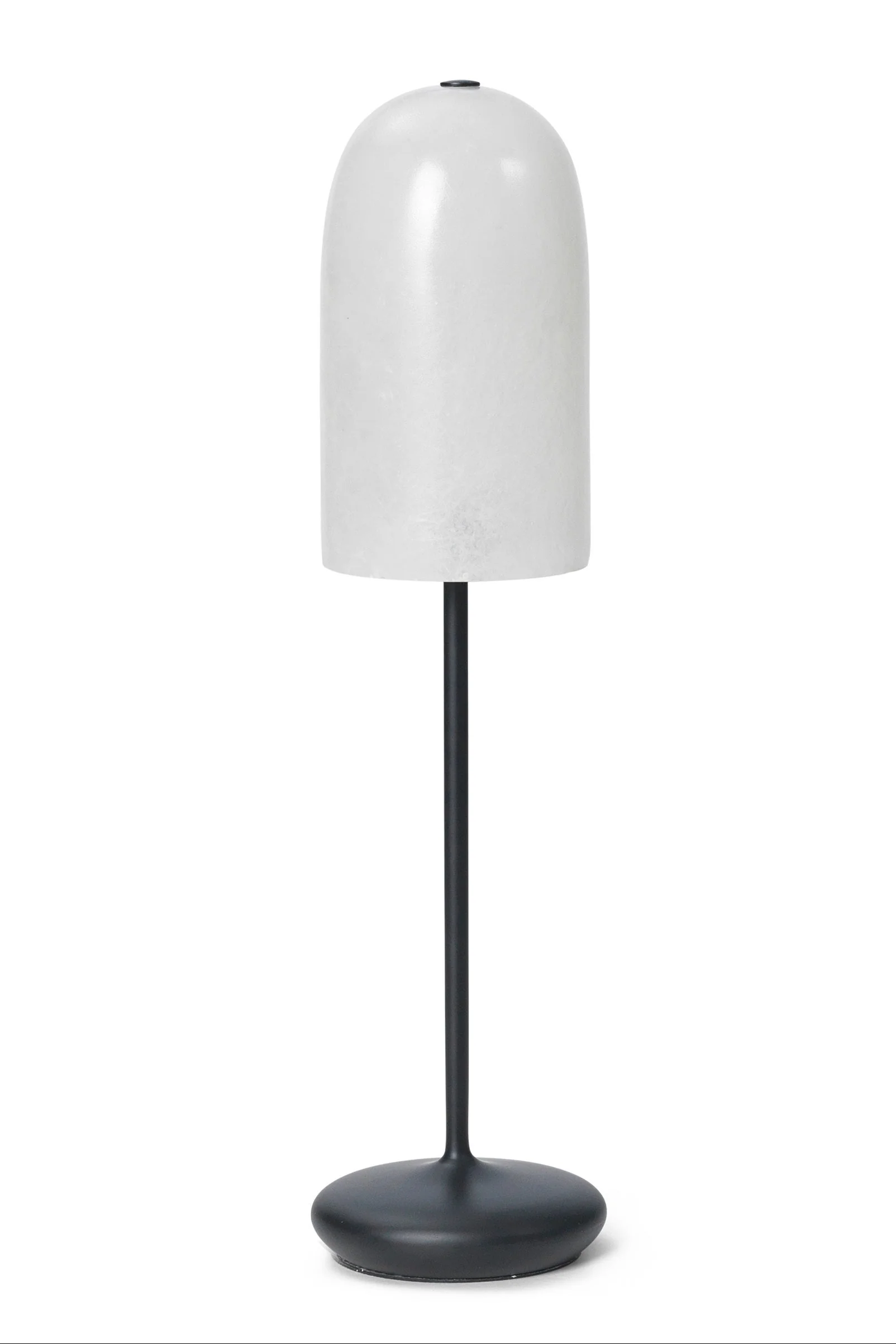 Lampa stołowa zewnętrzna GRY biały klosz z czarną podstawą - Image 5