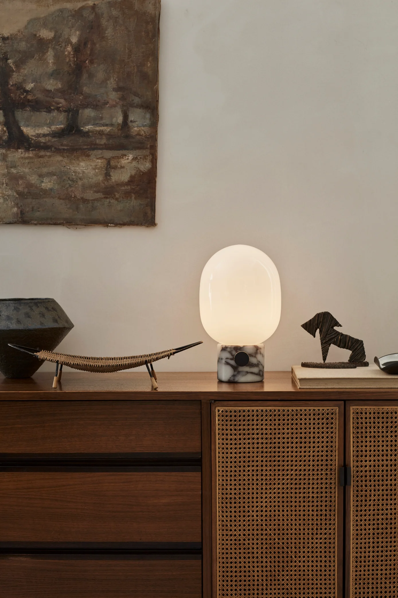 Lampa stołowa JWDA czerwony trawertyn - Image 6