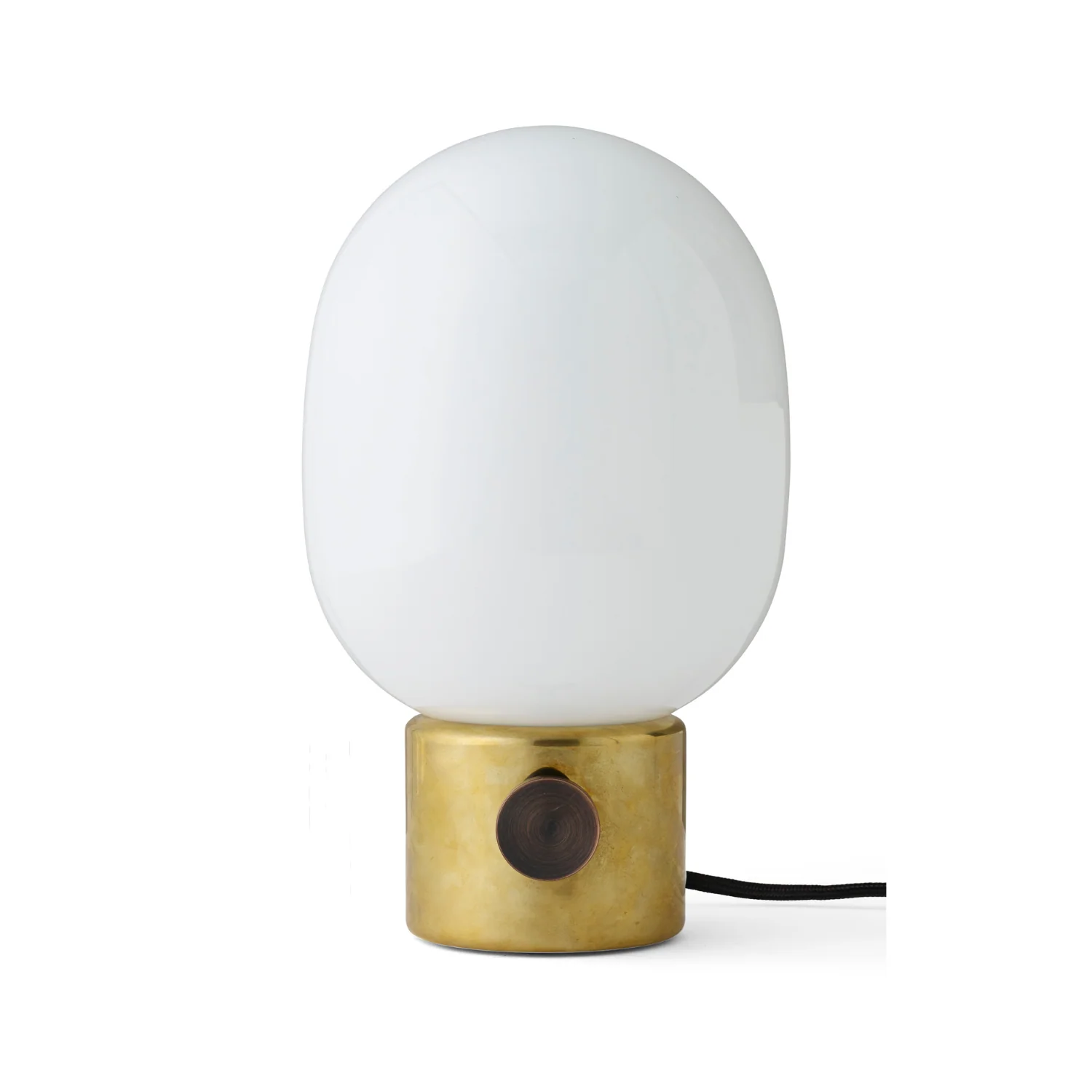 Lampa stołowa JWDA dmuchane szkło z mosiężną podstawą