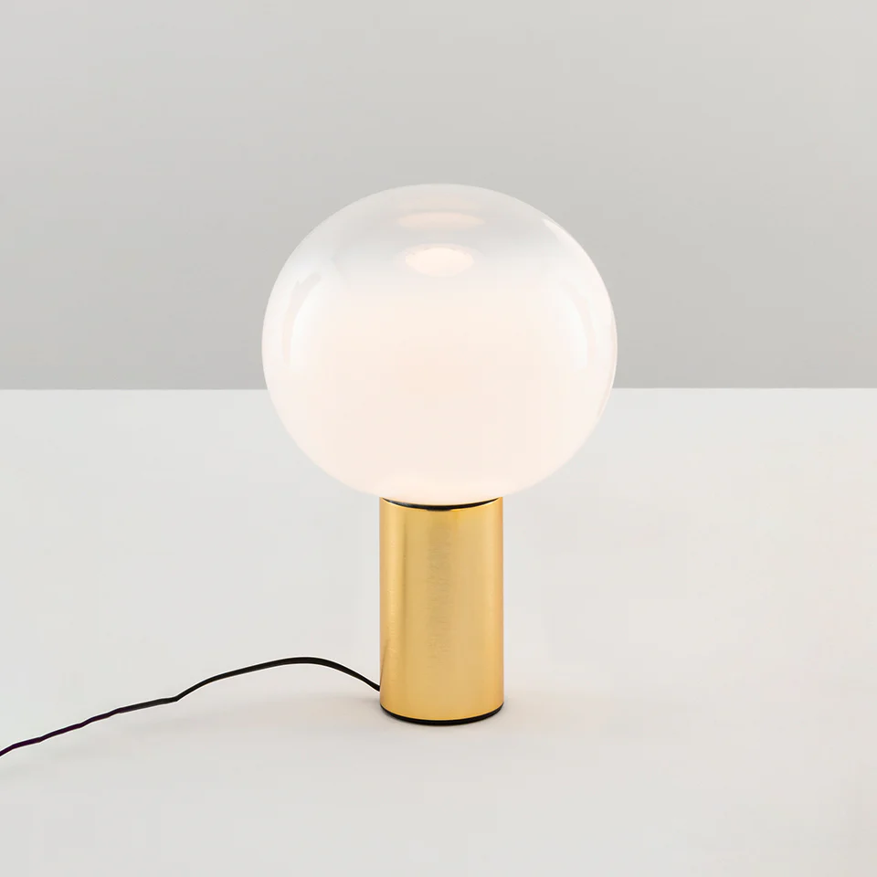 Lampa stołowa LAGUNA satynowy mosiężny - Image 4