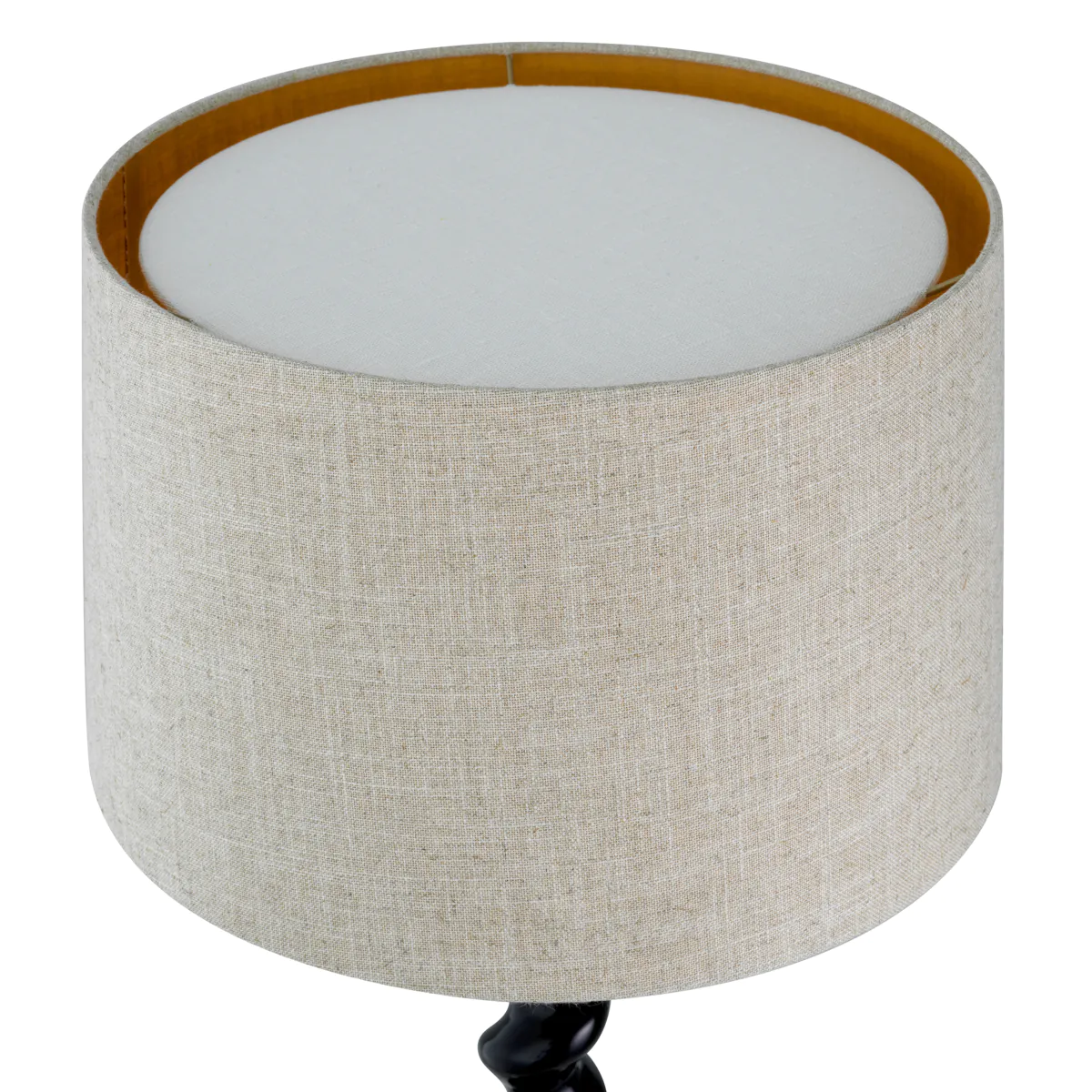 Lampa stołowa MASSIMO złamana biel z czarną podstawą - Image 5