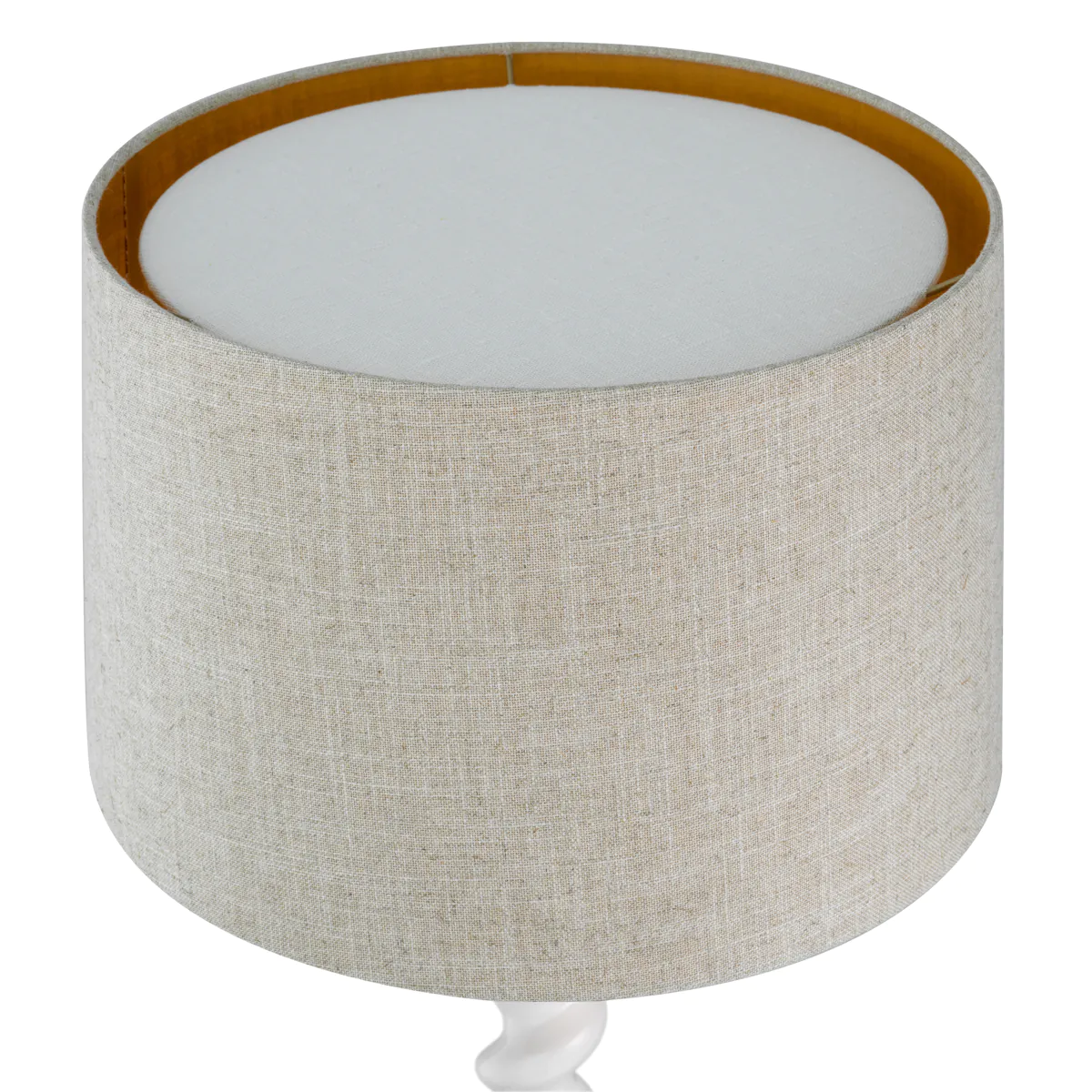 Lampa stołowa MASSIMO kremowy z białą podstawą - Image 5