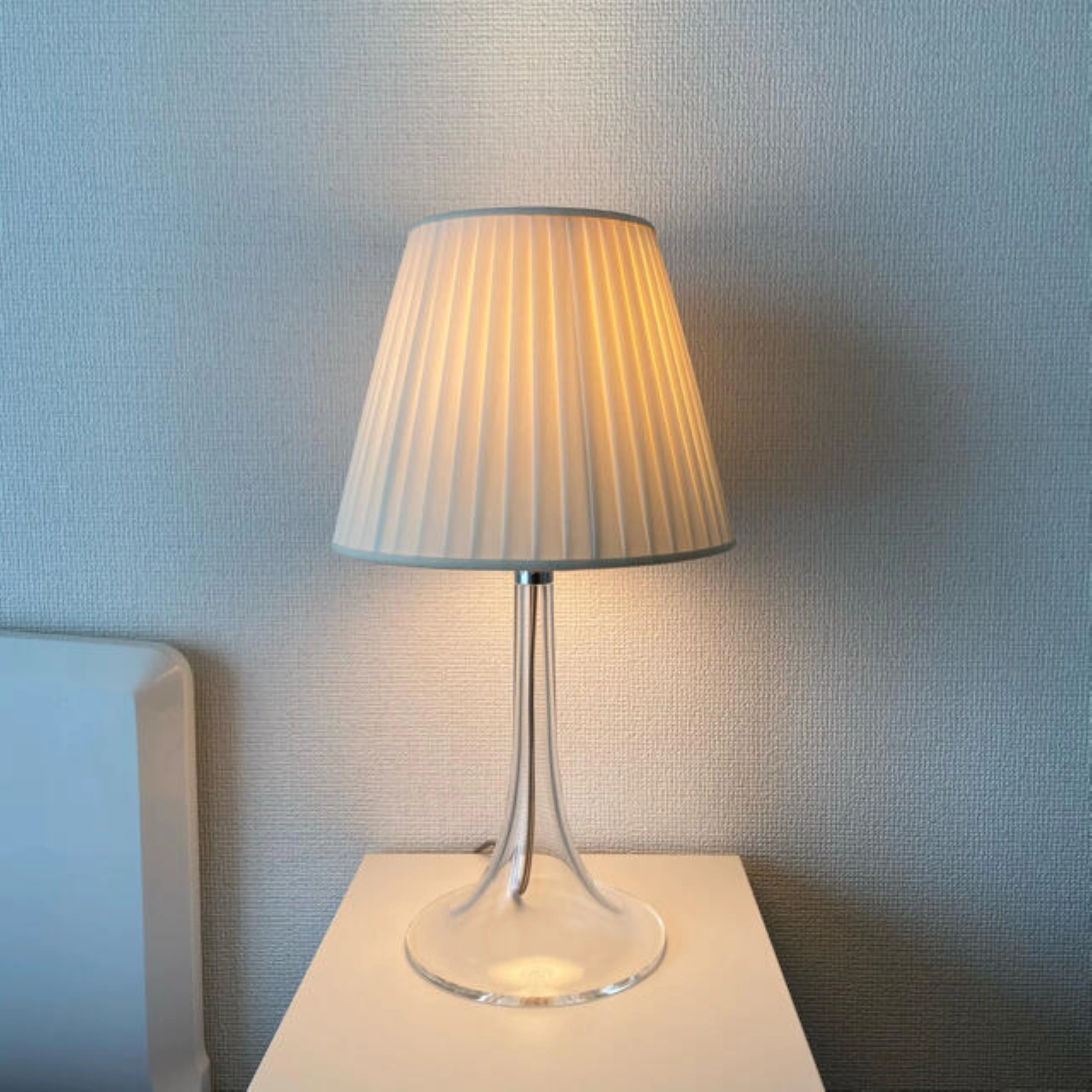 Lampa stołowa MISS K materiałowy abażur - Image 2