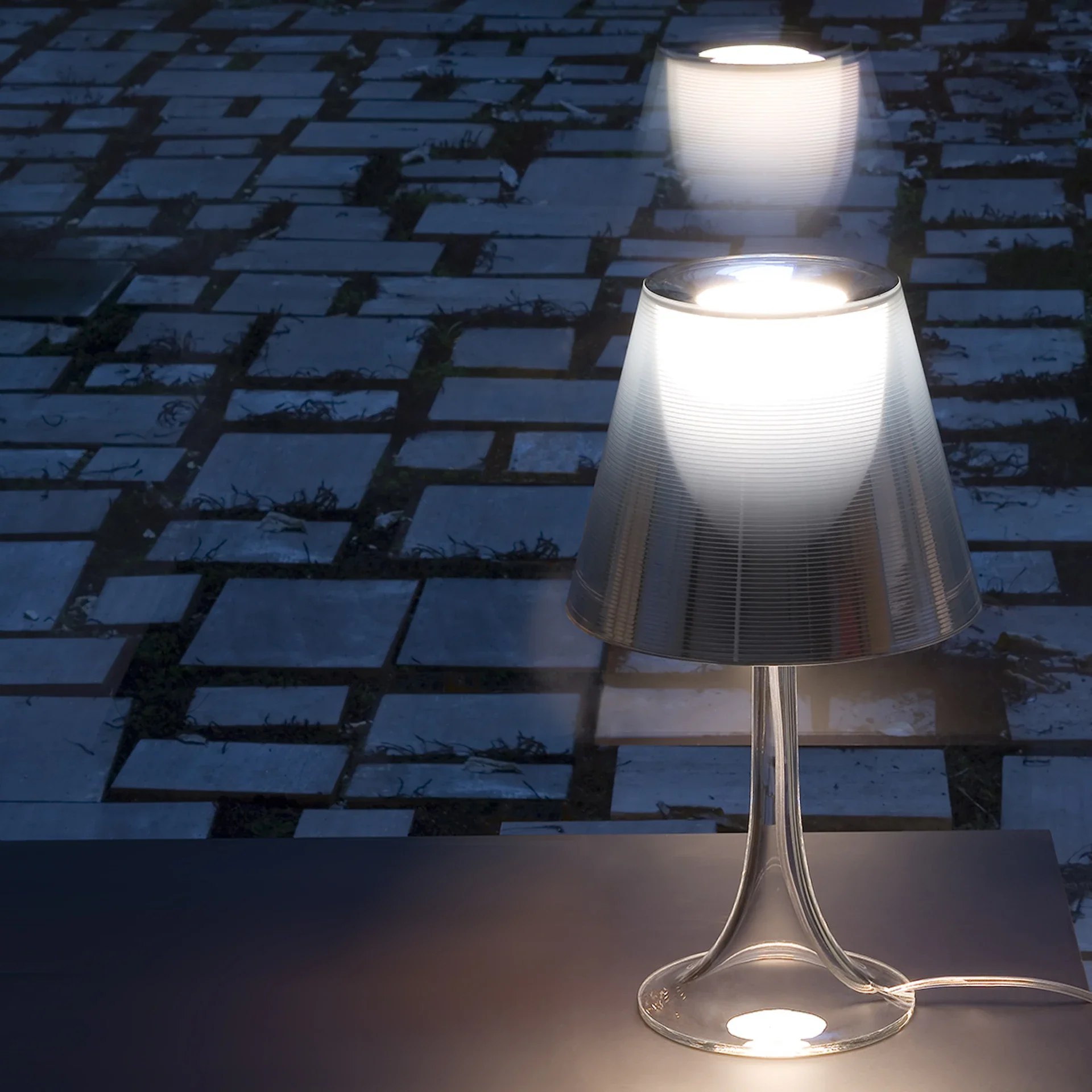Lampa stołowa MISS K transparentny abażur - Image 2