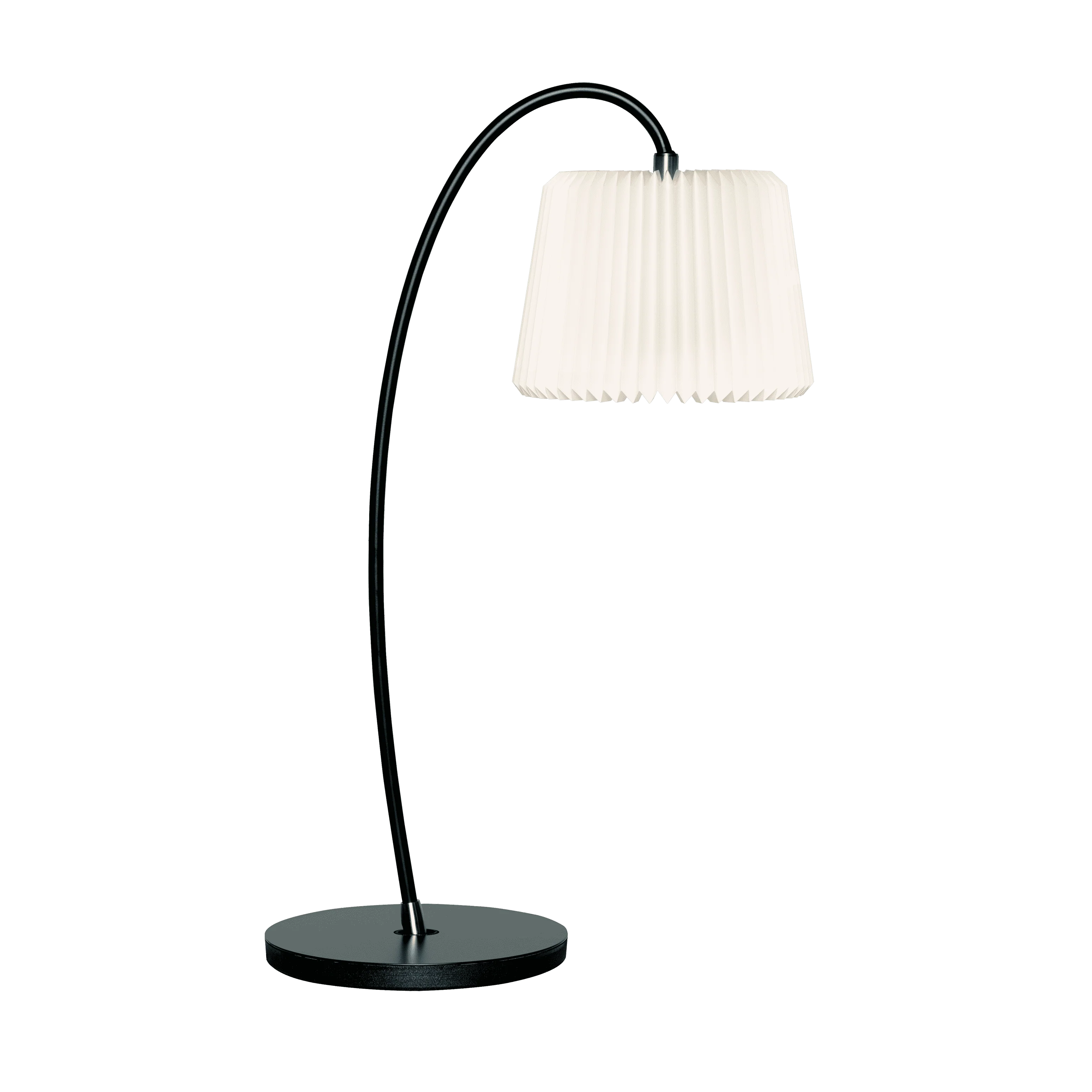 Lampa stołowa MODEL 320 biały z czarną podstawą