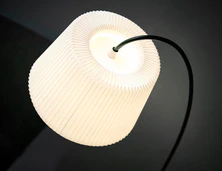 Lampa stołowa MODEL 320 biały z czarną podstawą - Image 4