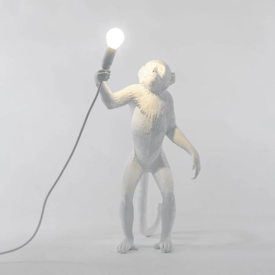 Lampa stołowa MONKEY STANDING biały - Image 2