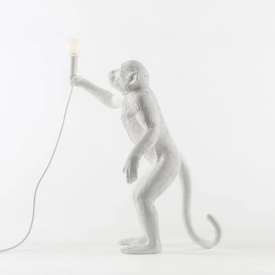 Lampa stołowa MONKEY STANDING biały - Image 8