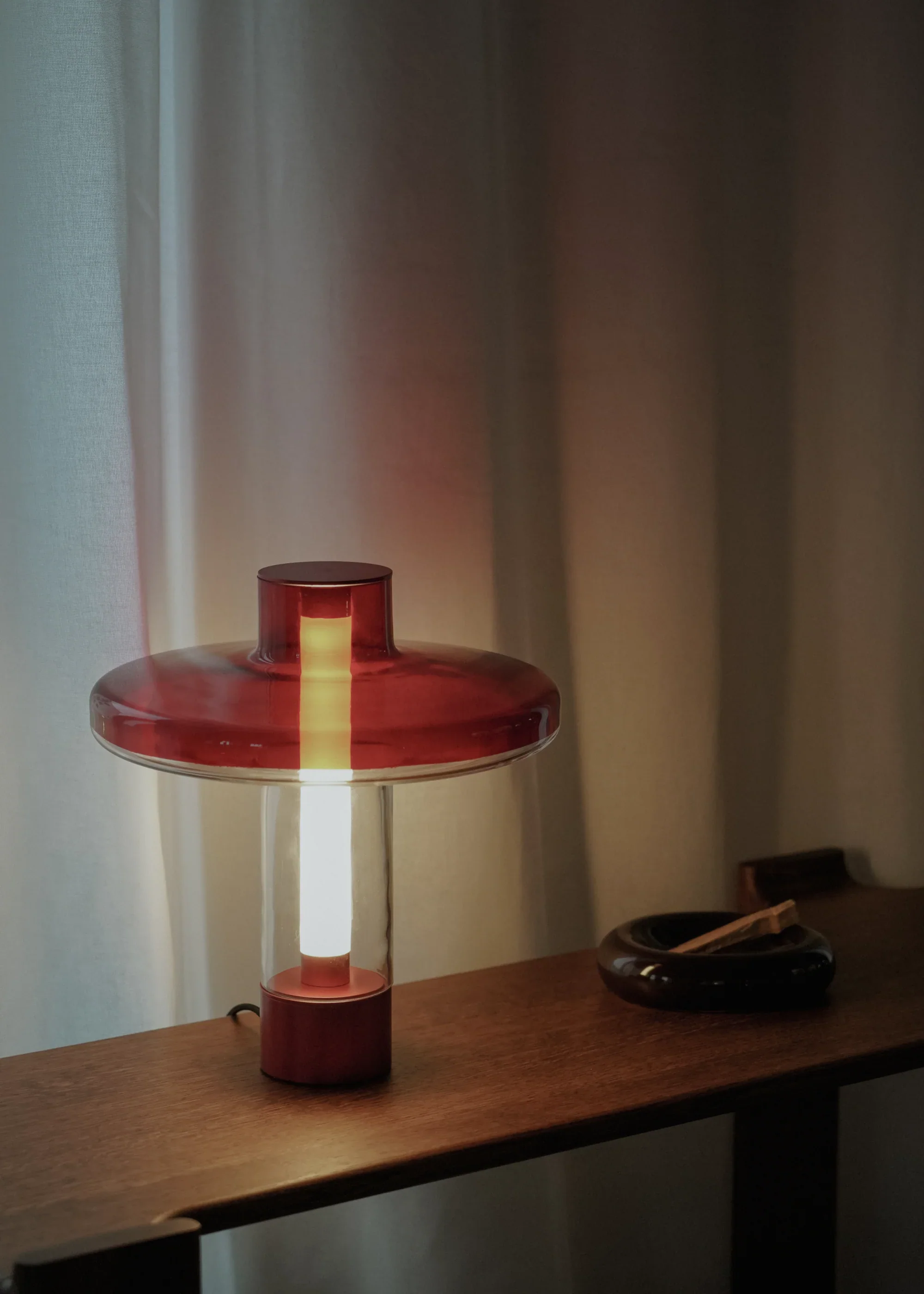 Lampa stołowa NEVO czerwony - Image 2
