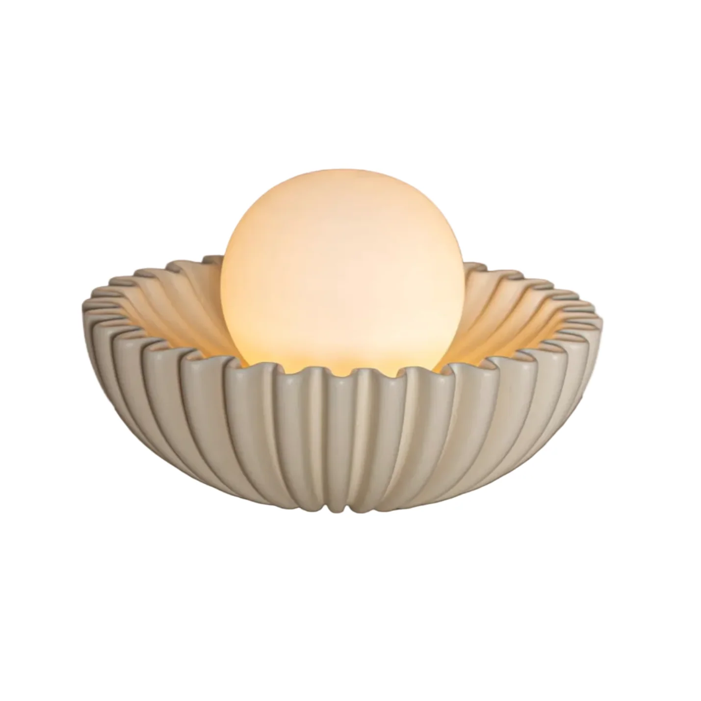 Lampa stołowa OSTRO ecru