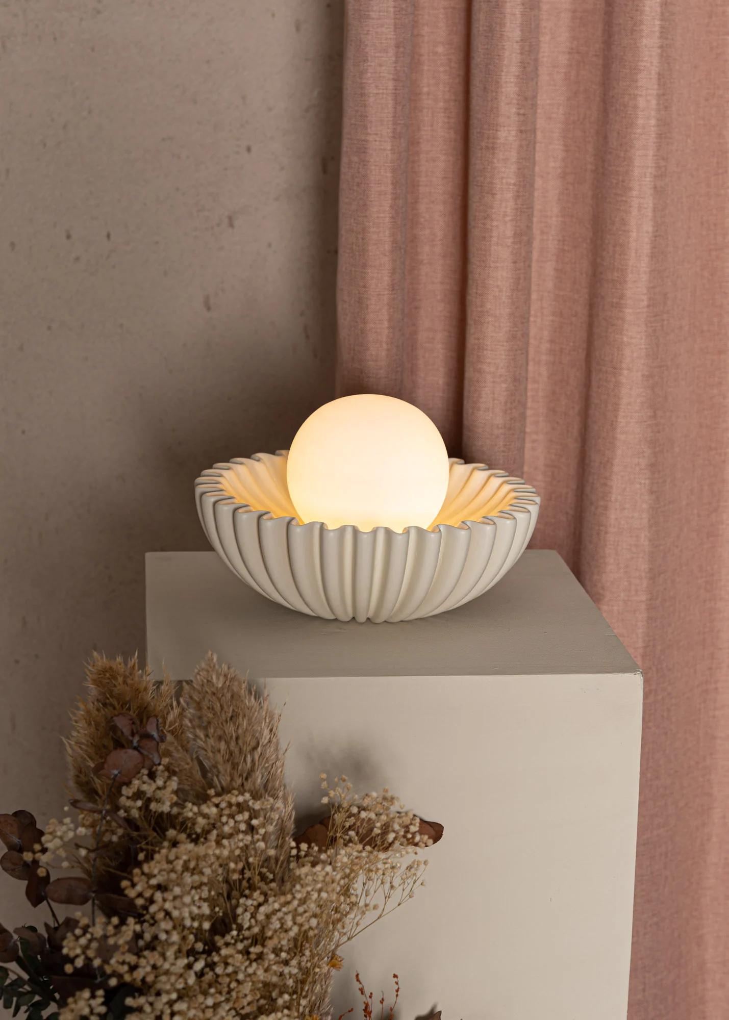 Lampa stołowa OSTRO ecru - Image 3
