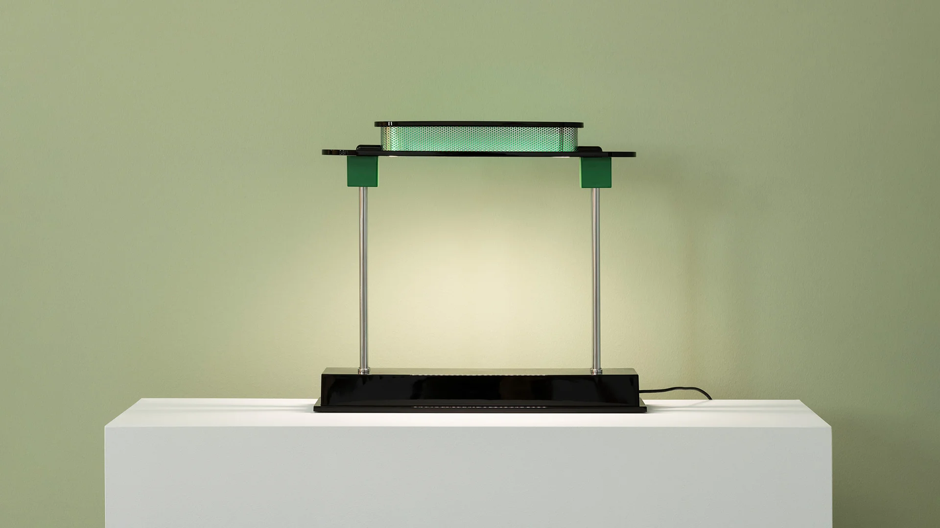 Lampa stołowa PAUSANIA zielony - Image 2