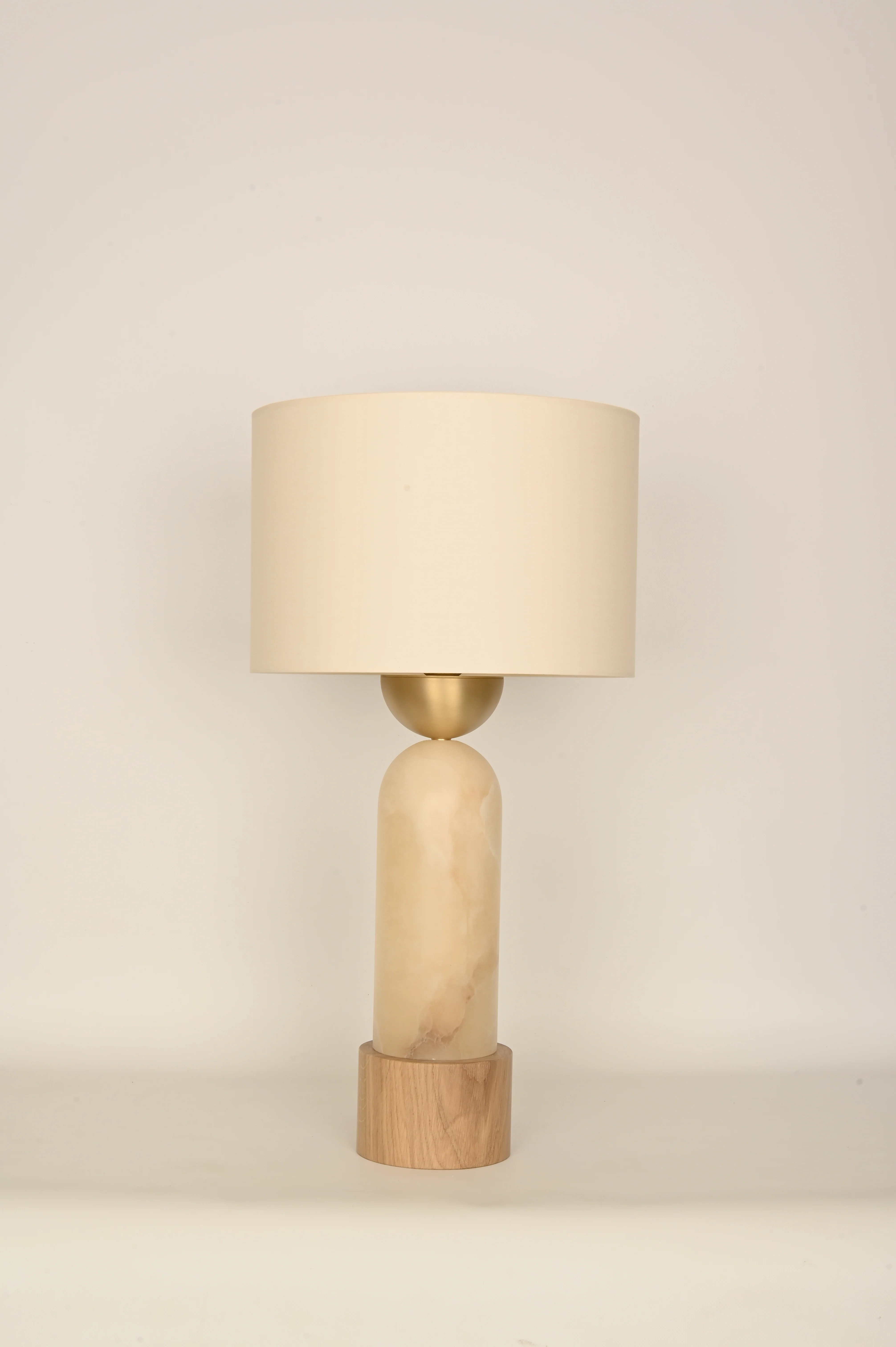 Lampa stołowa PEONA KELO biały alabaster - Image 3