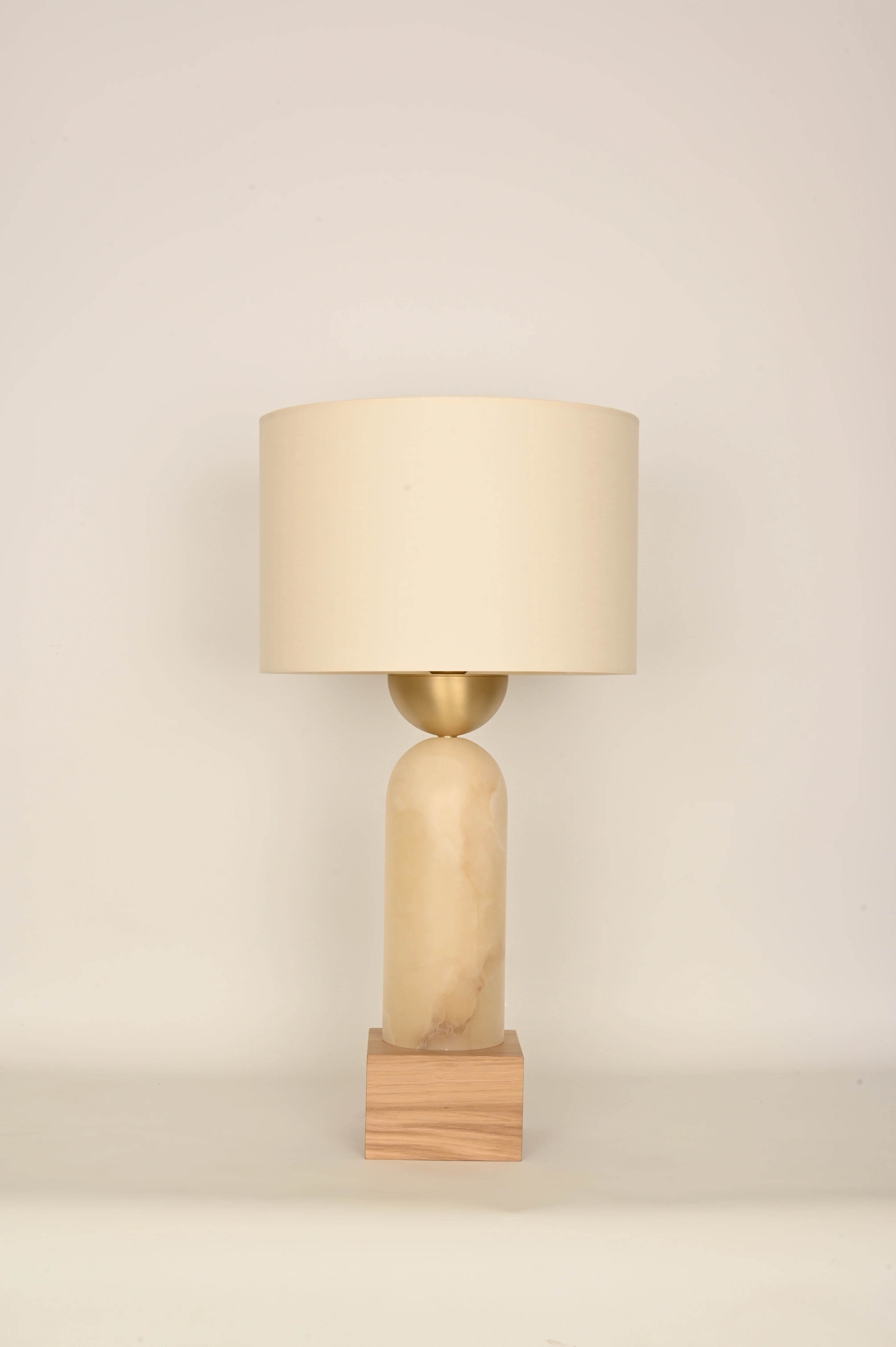 Lampa stołowa PEONA KELO biały alabaster - Image 4