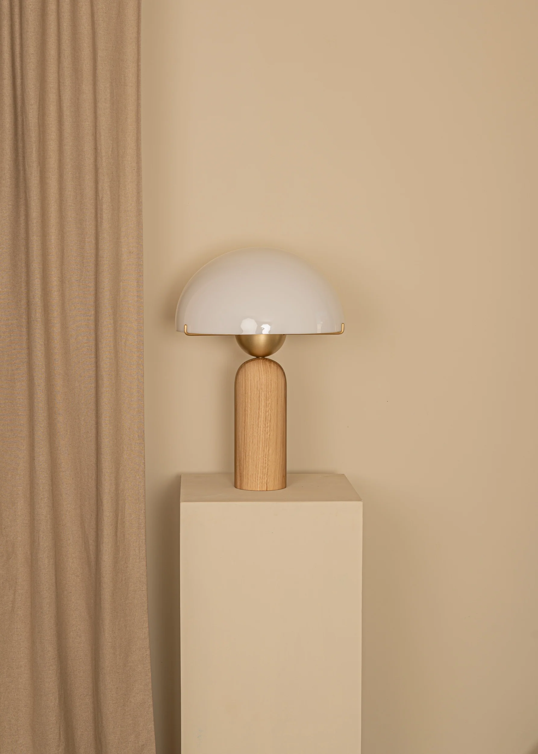 Lampa stołowa PEONO drewno dębowe - Image 2