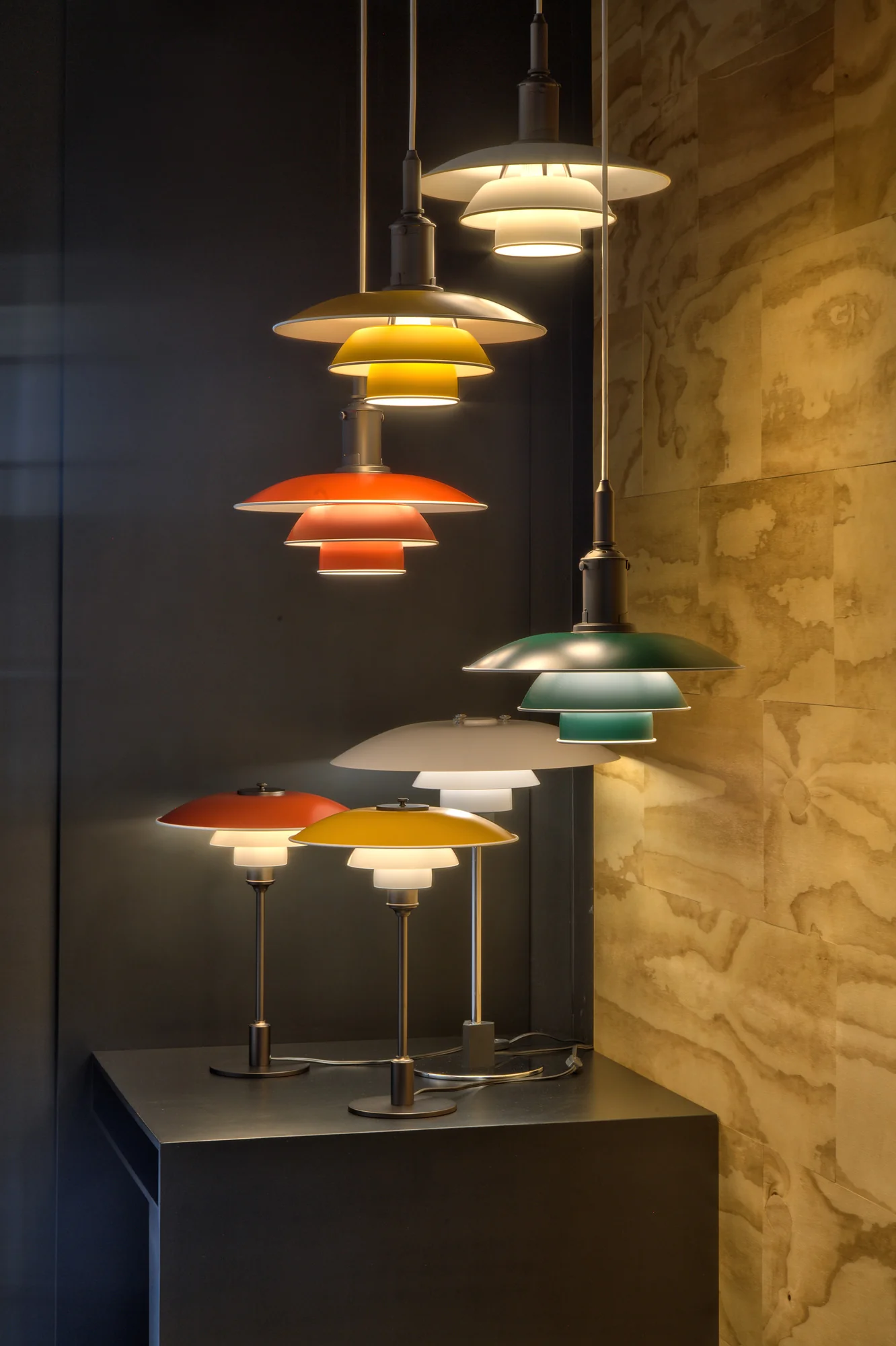 Lampa stołowa PH 3½-2½ czerwony - Image 2