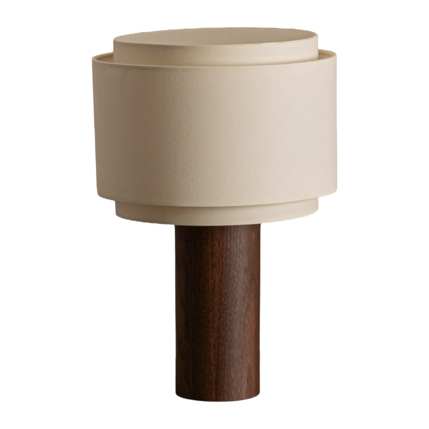 Lampa stołowa PIPITO DOUBLE drewno orzechowe