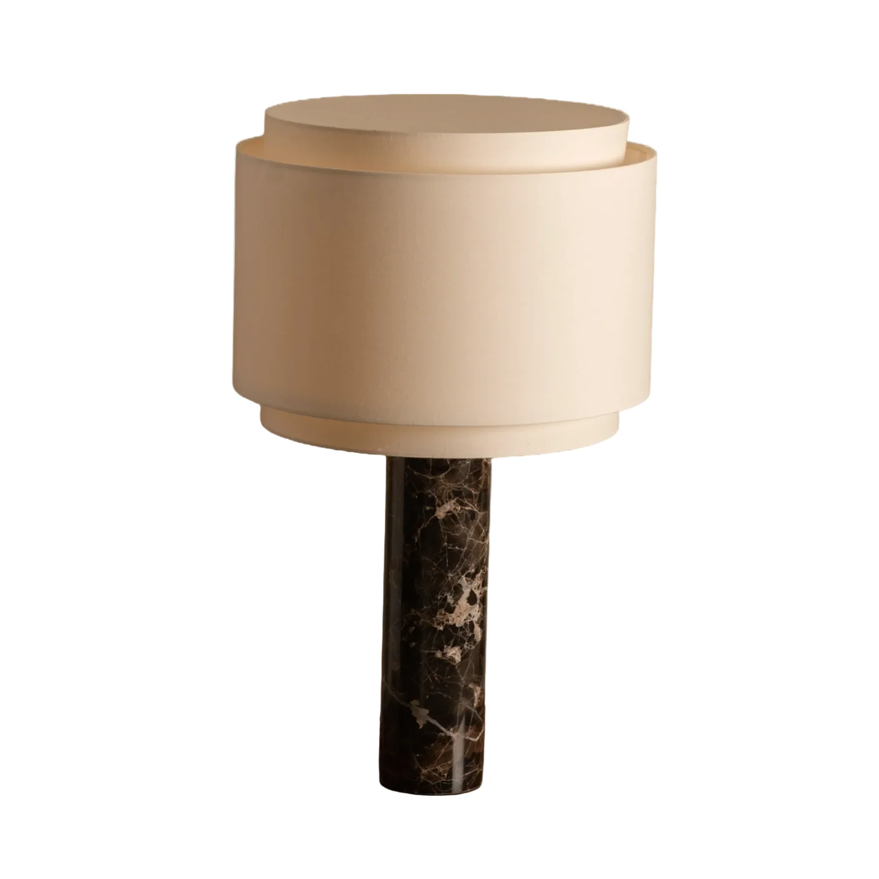 Lampa stołowa PIPO DUOBLE brązowy marmur