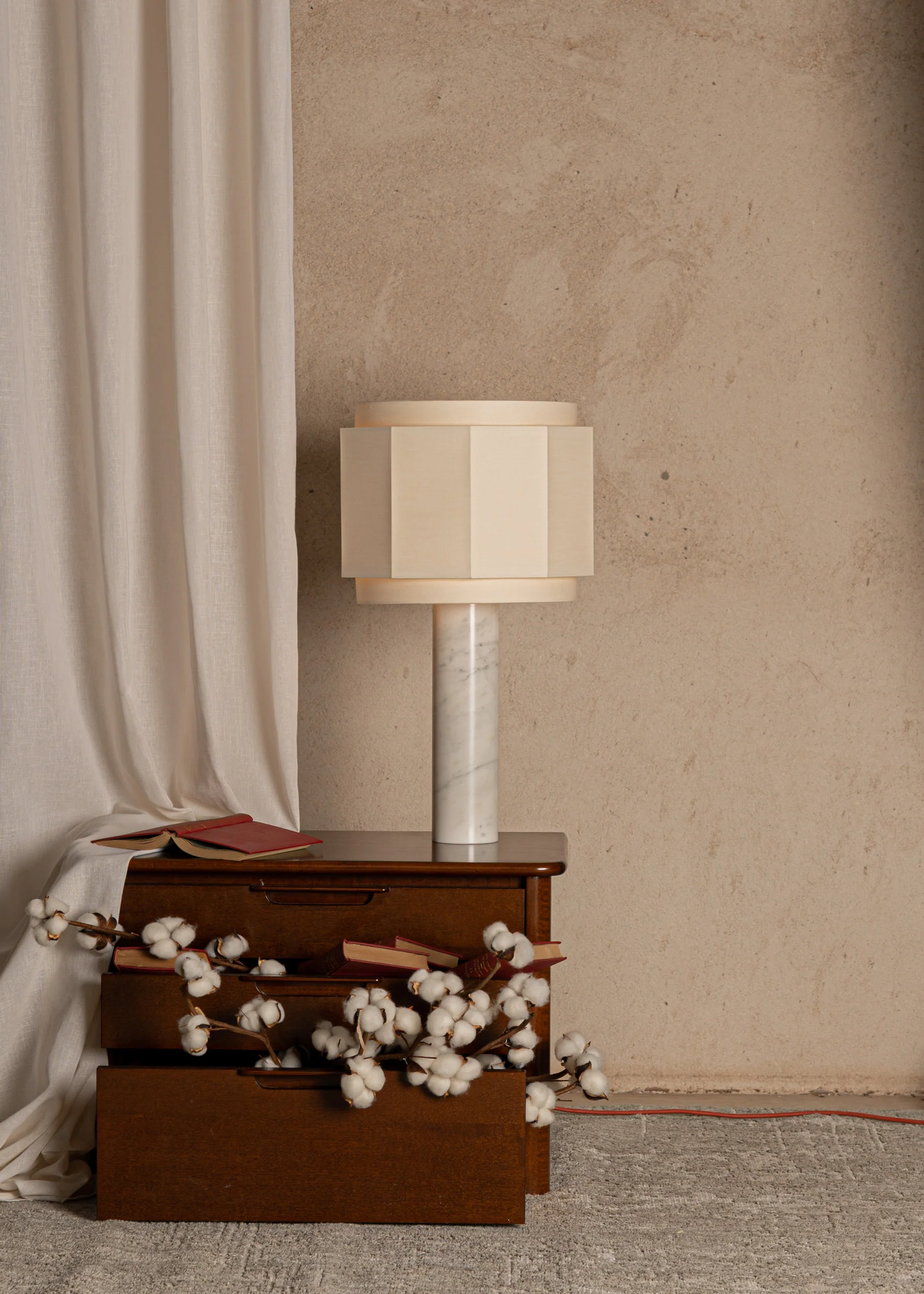 Lampa stołowa PIPO OKLA biały marmur - Image 5