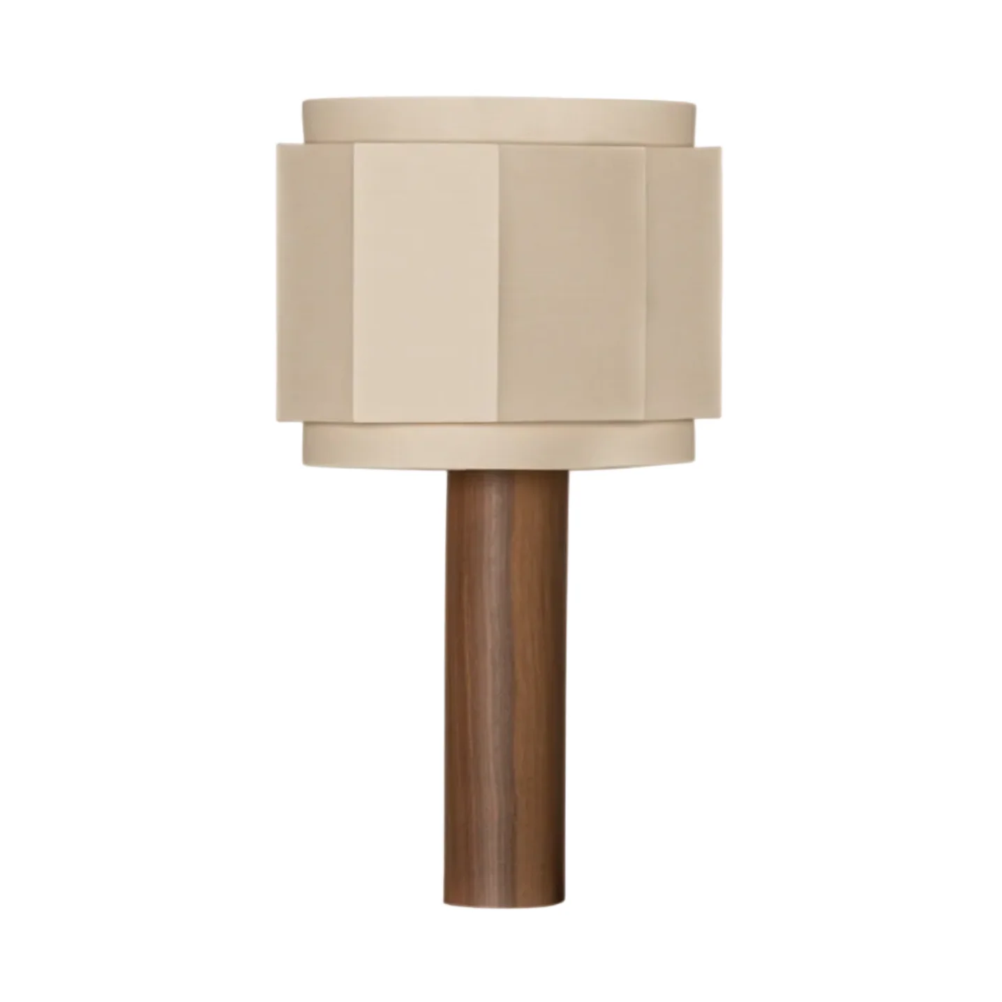 Lampa stołowa PIPO OKLA drewno orzechowe