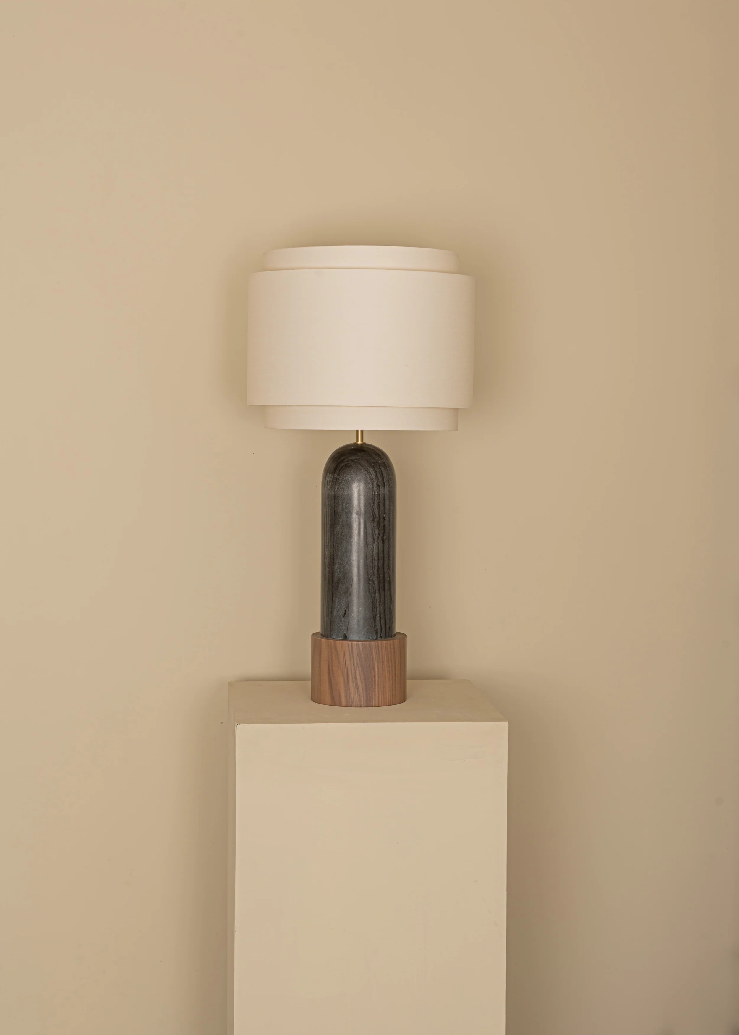 Lampa stołowa PURA KELO DOUBLE czarny marmur - Image 2
