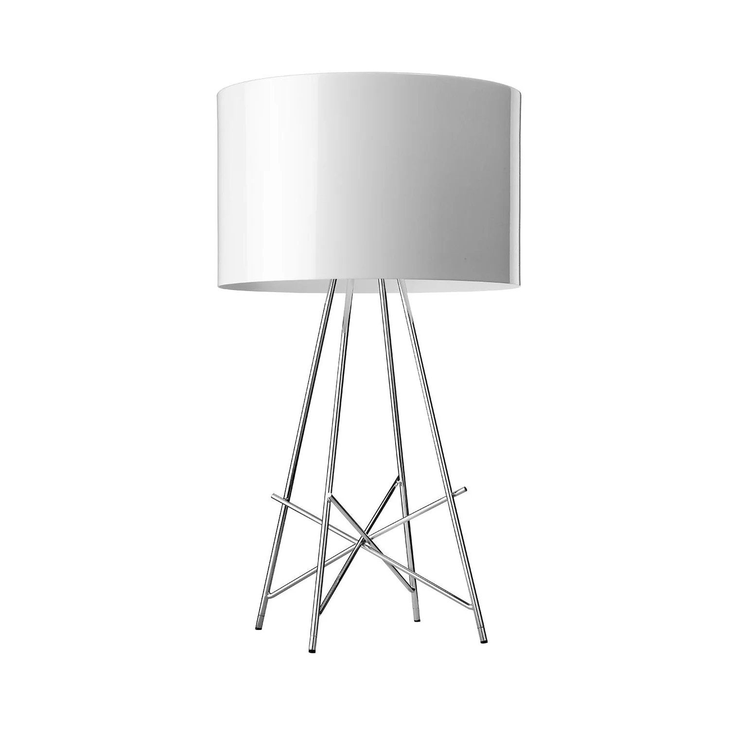 Lampa stołowa RAY biały z metalową podstawą