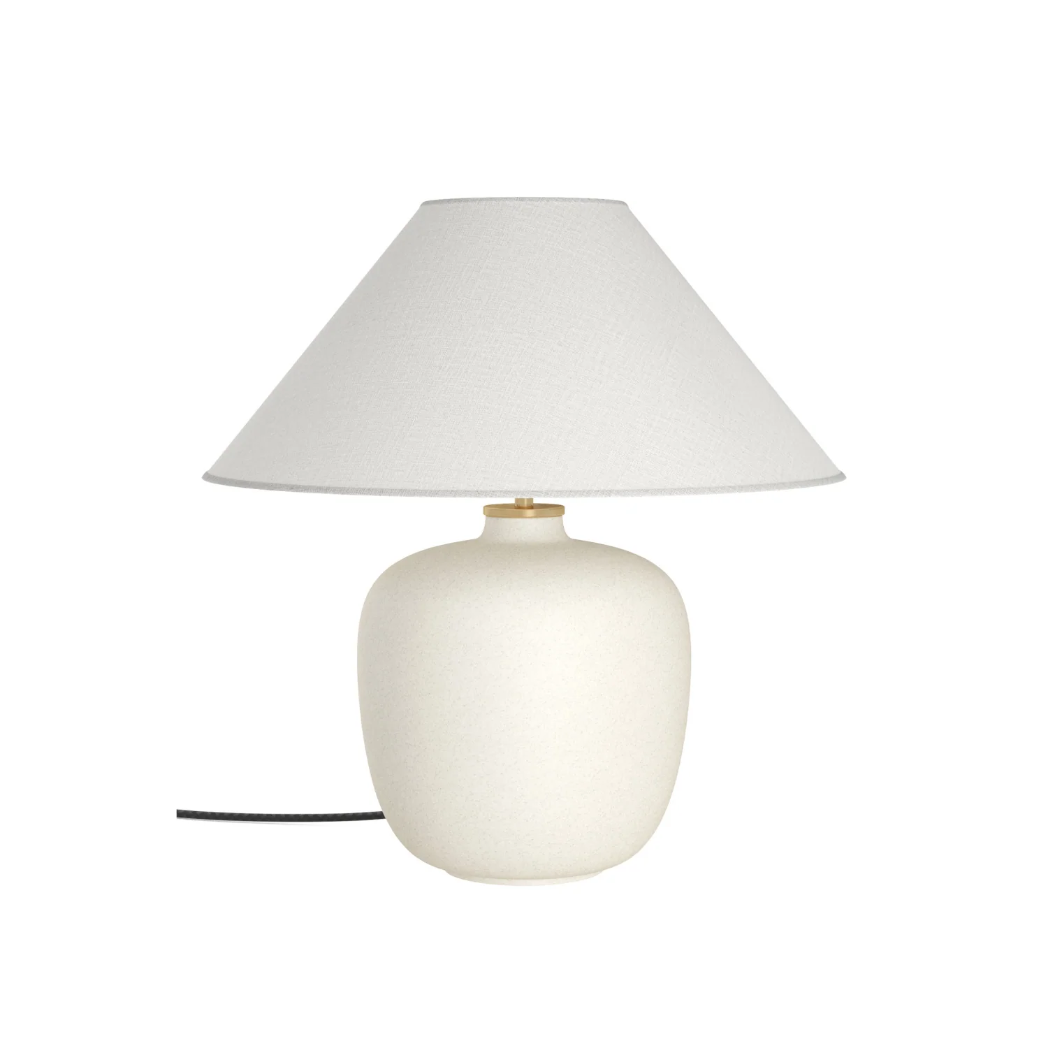 Lampa stołowa TORSO biała ceramika