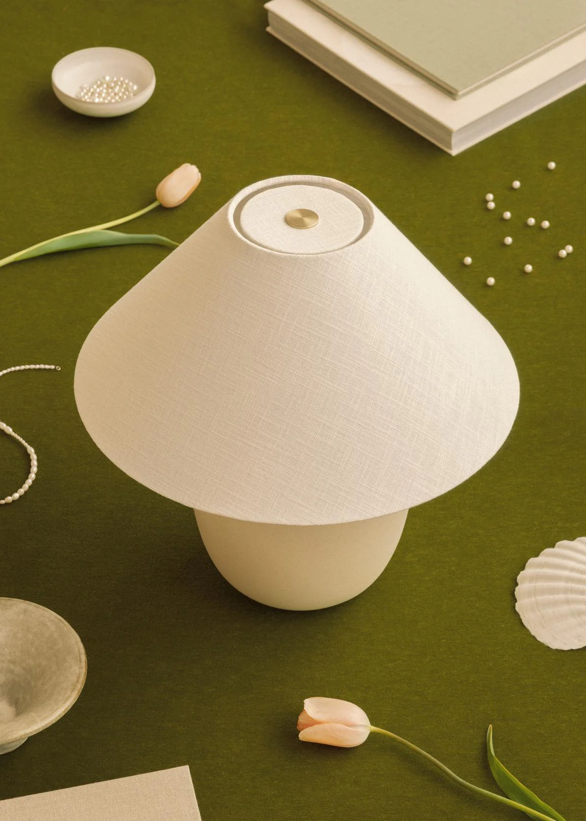 Lampa stołowa TORSO biała ceramika - Image 2