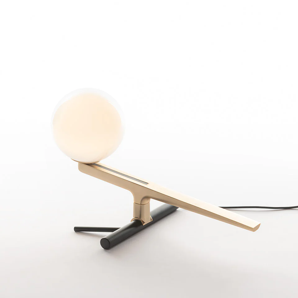 Lampa stołowa YANZI czarny ze złotym - Image 3