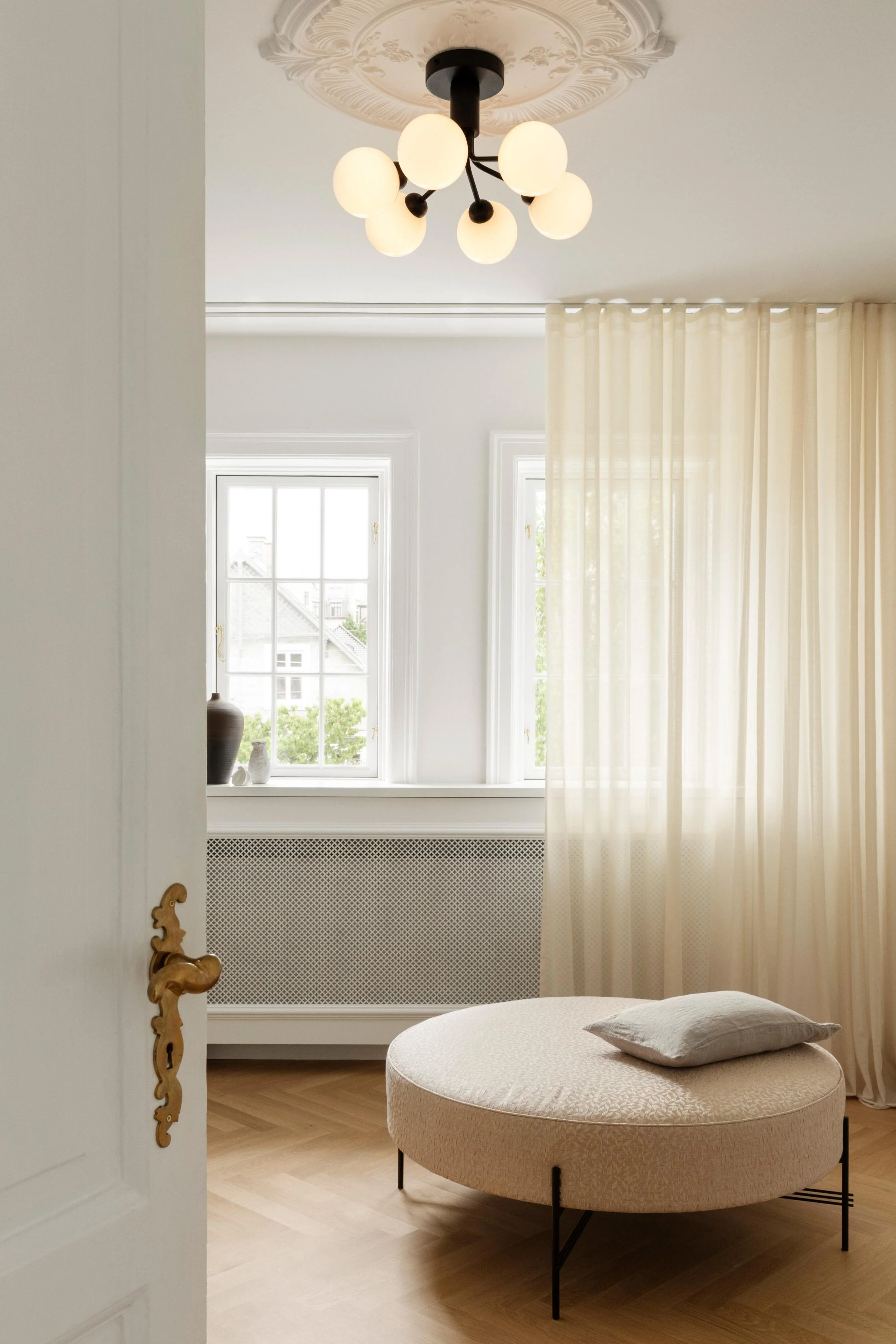 Lampa sufitowa APIALES 6 czarny z czarnym szkłem - Image 2
