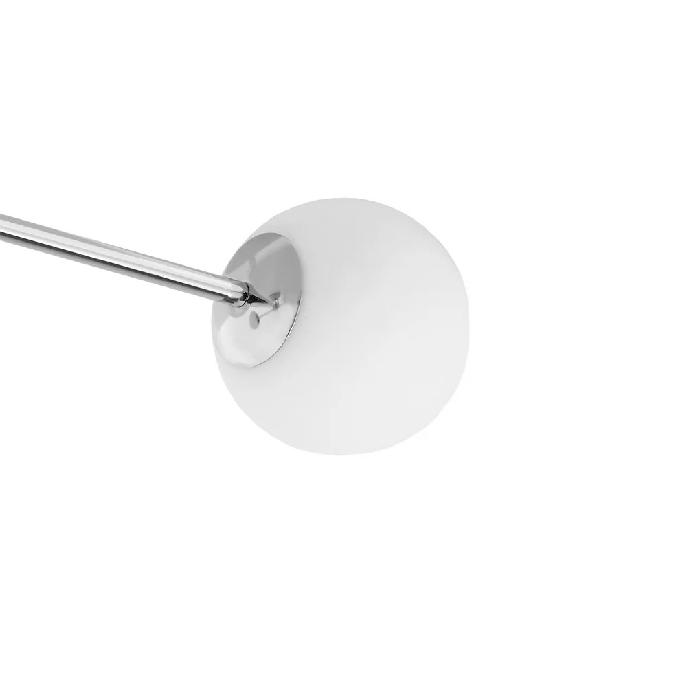 Lampa sufitowa ASTRA 4 chrom z białym kloszem - Image 4