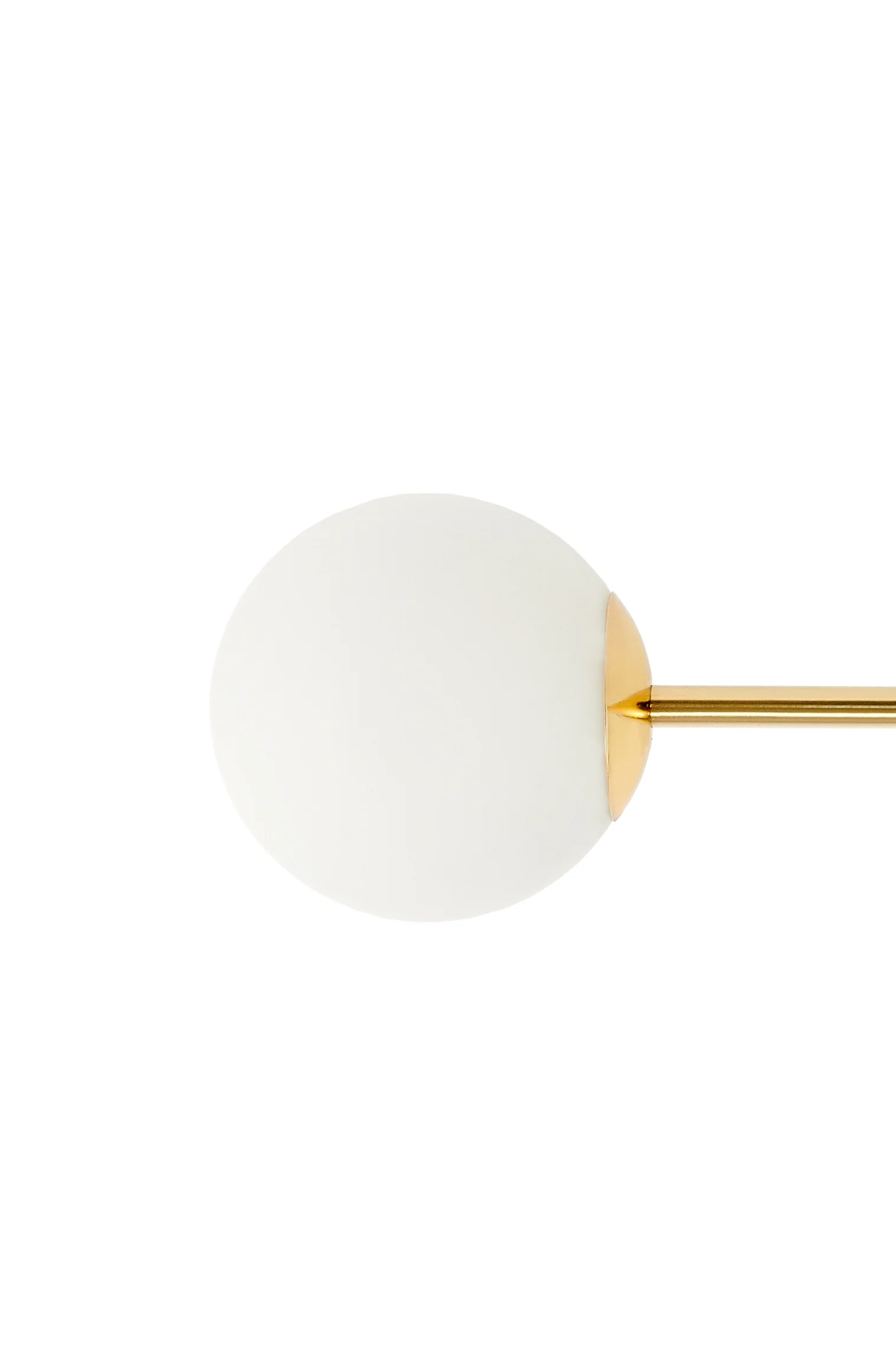 Lampa sufitowa ASTRA 4 złoty z białym kloszem - Image 6