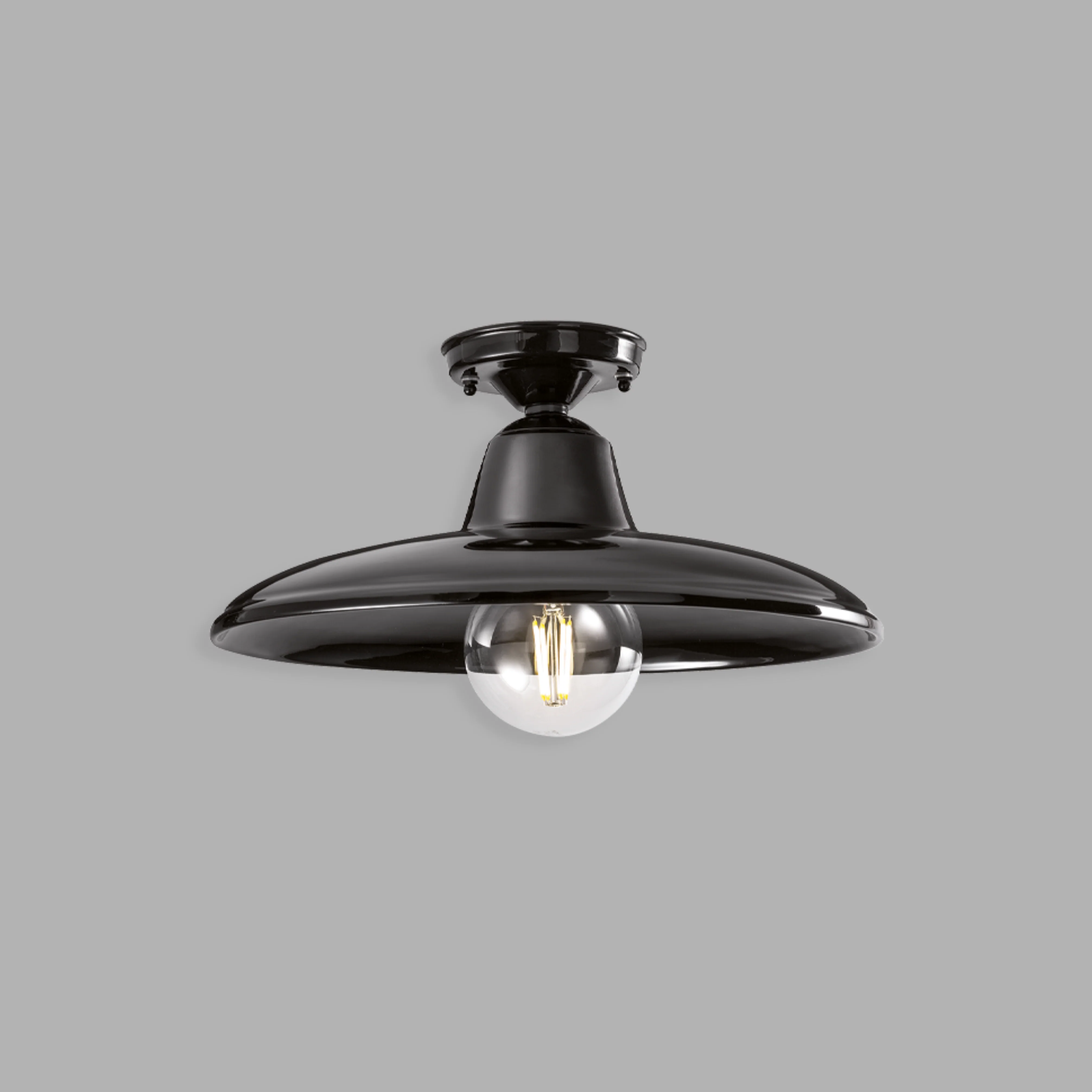 Lampa sufitowa ceramiczna B&W czarny - Image 2