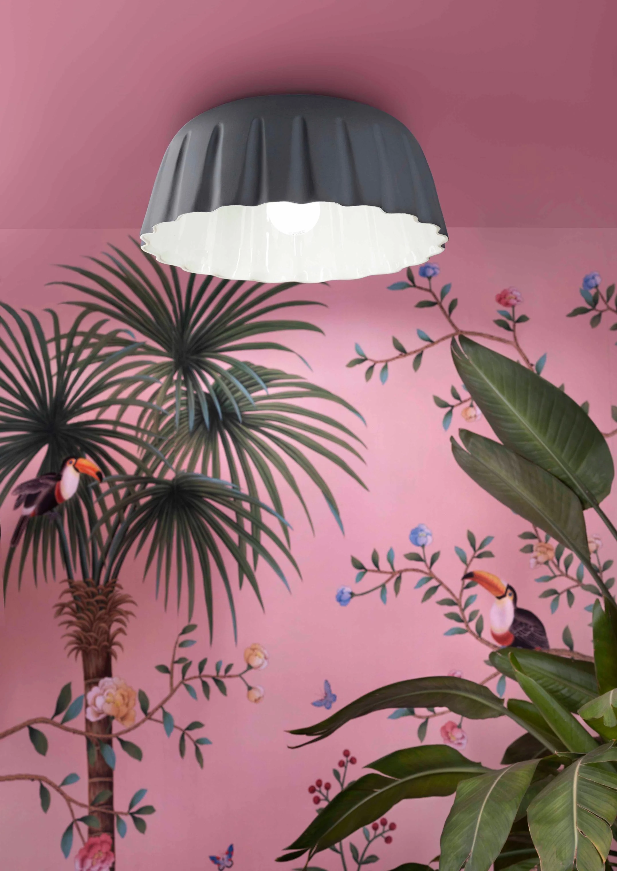 Lampa sufitowa ceramiczna MADAME GRES koralowy - Image 2