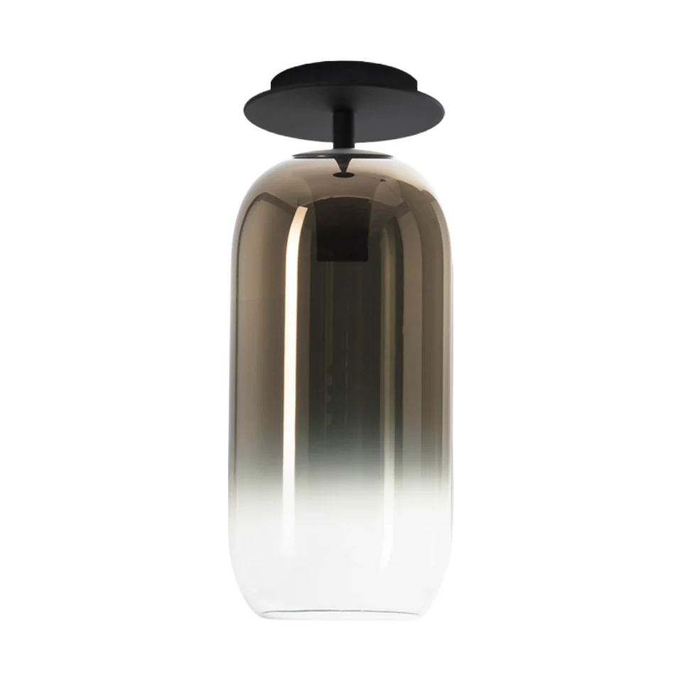 Lampa sufitowa GOPLE brązowy z czarnym wykończeniem