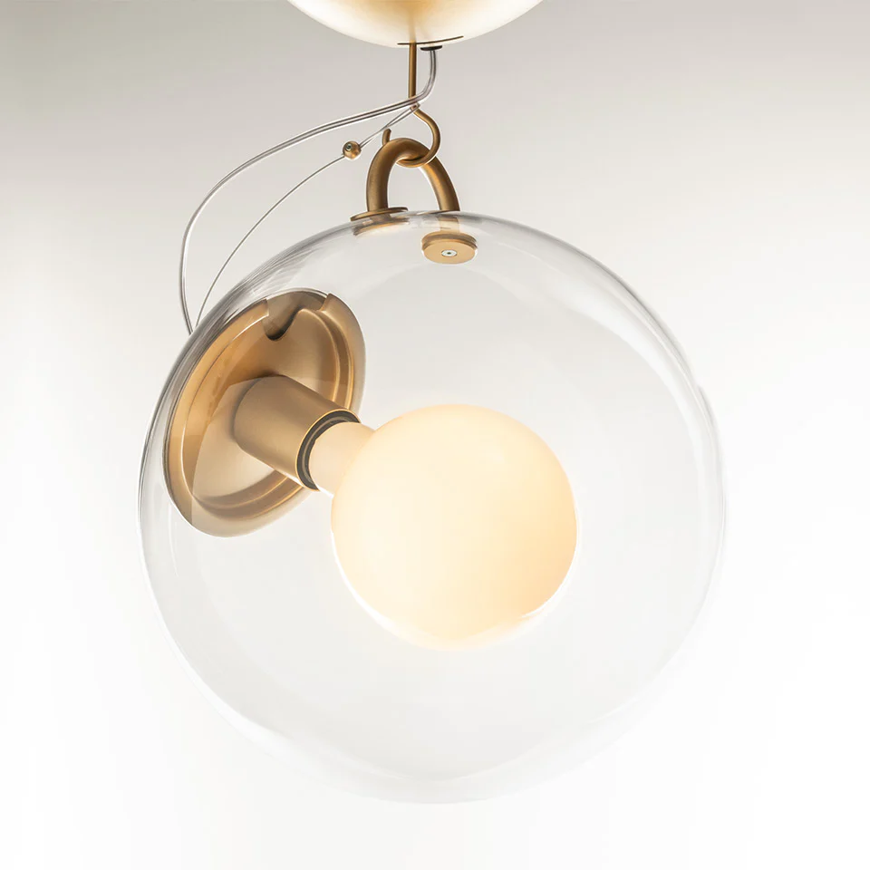 Lampa sufitowa MICONOS satynowy mosiądz - Image 4