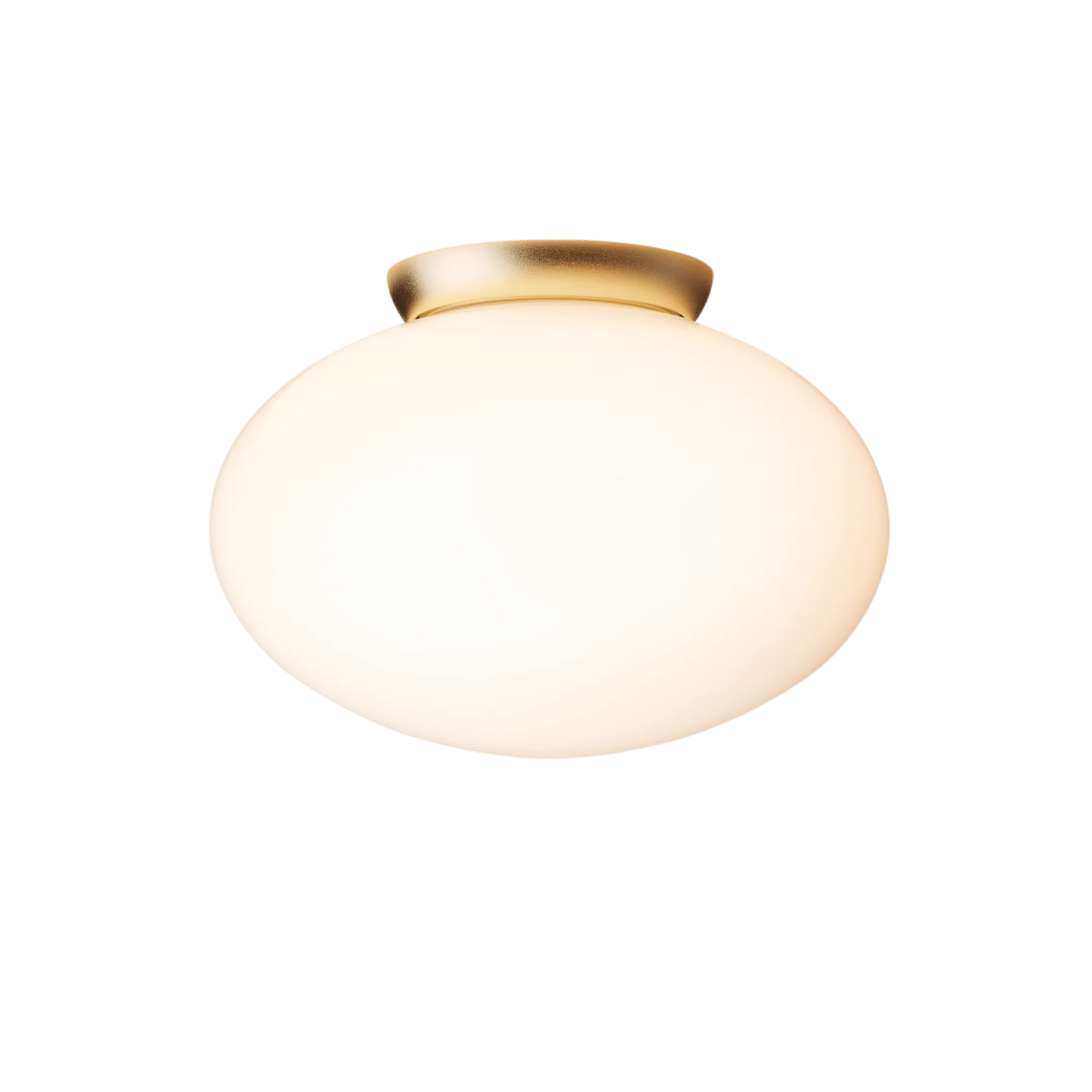 Lampa sufitowa RIZZATTO 301 mosiężny z opalowym szkłem