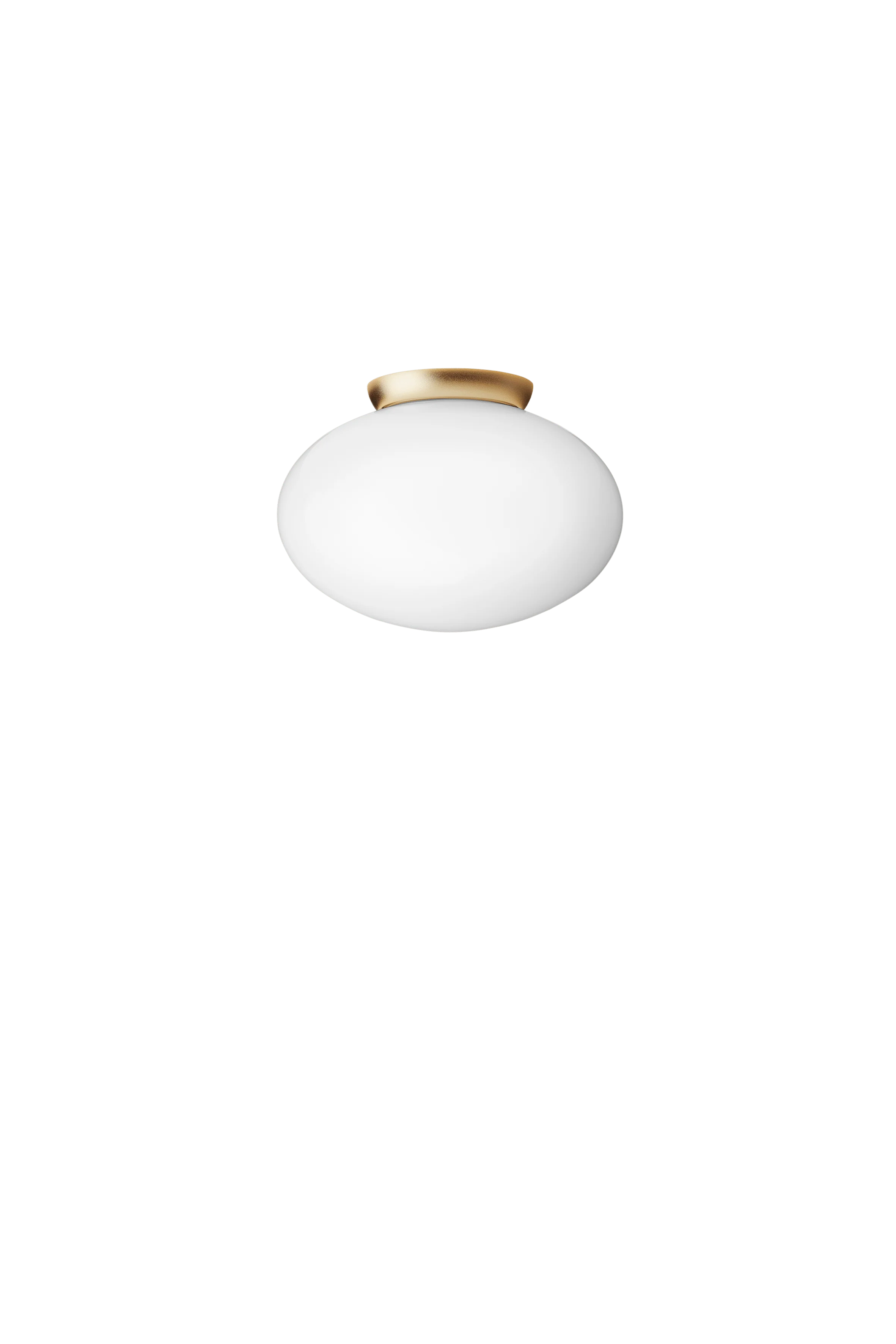 Lampa sufitowa RIZZATTO 301 mosiężny z opalowym szkłem - Image 3