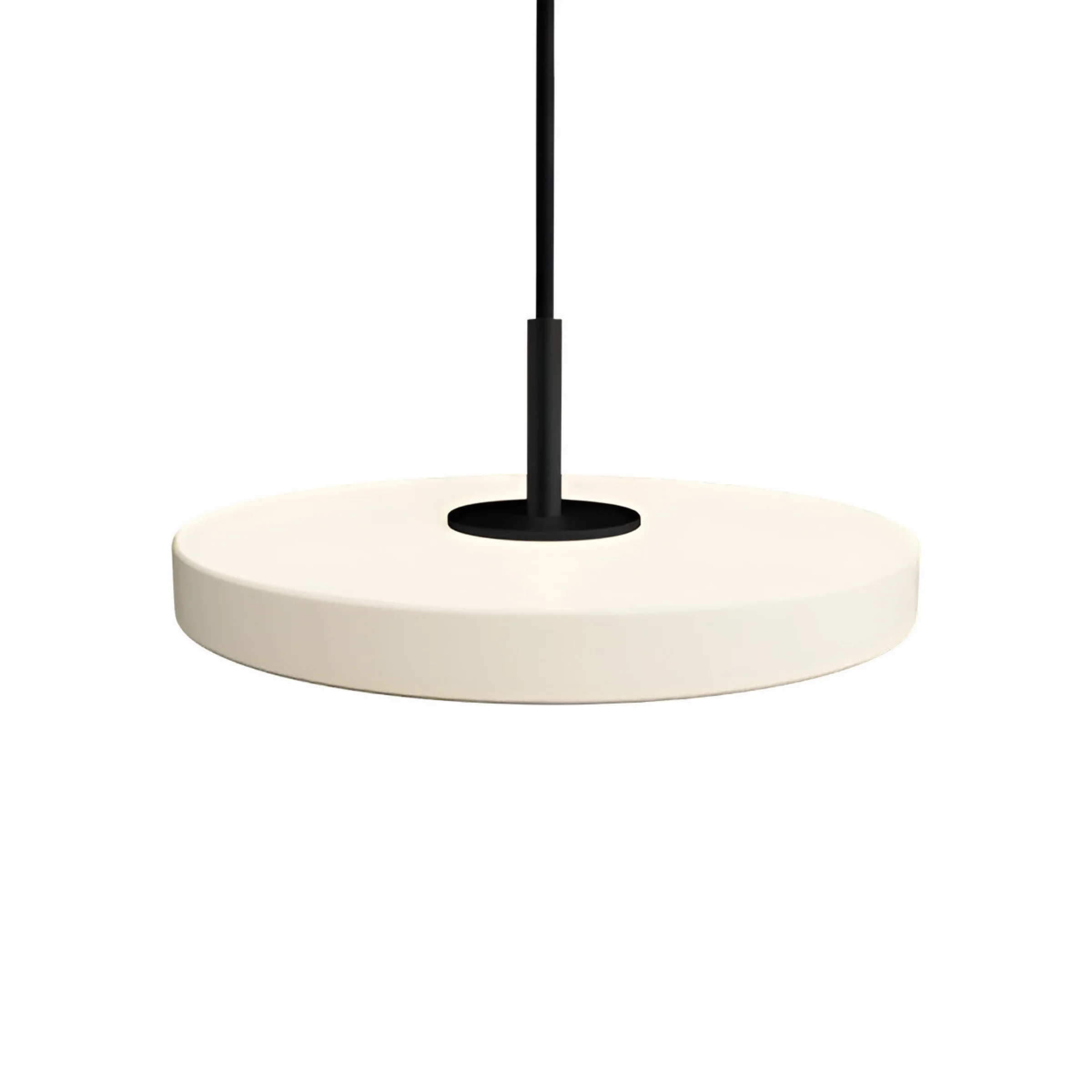 Lampa wisząca ASTERIA MICRO perłowy z czarną wstawką