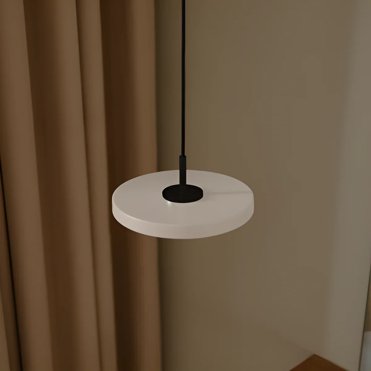 Lampa wisząca ASTERIA MICRO perłowy z czarną wstawką - Image 2